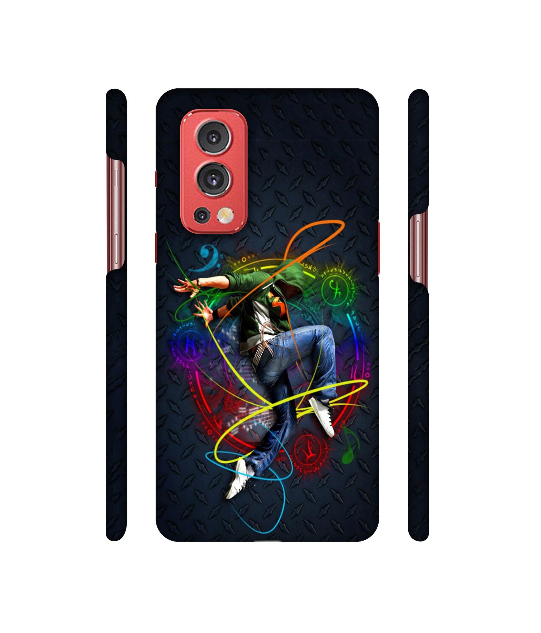 Boy With Music Designer Hard Back Cover for OnePlus Nord2 5G