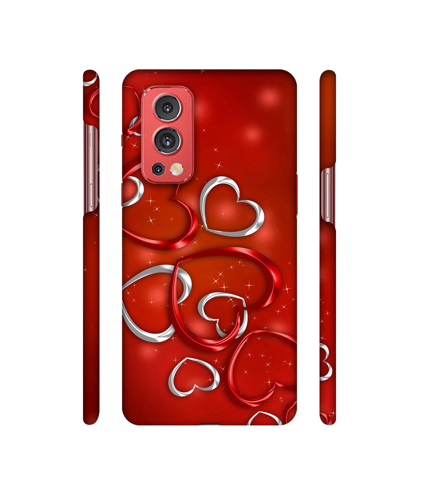 Hearts Designer Hard Back Cover for OnePlus Nord2 5G