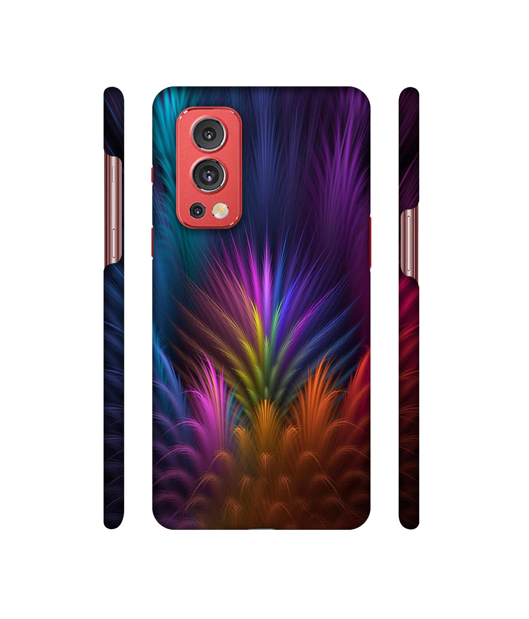 Multicoloured Designer Hard Back Cover for OnePlus Nord2 5G