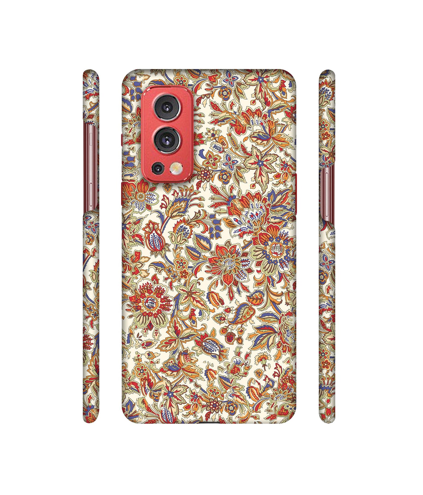 Floral Designer Hard Back Cover for OnePlus Nord2 5G