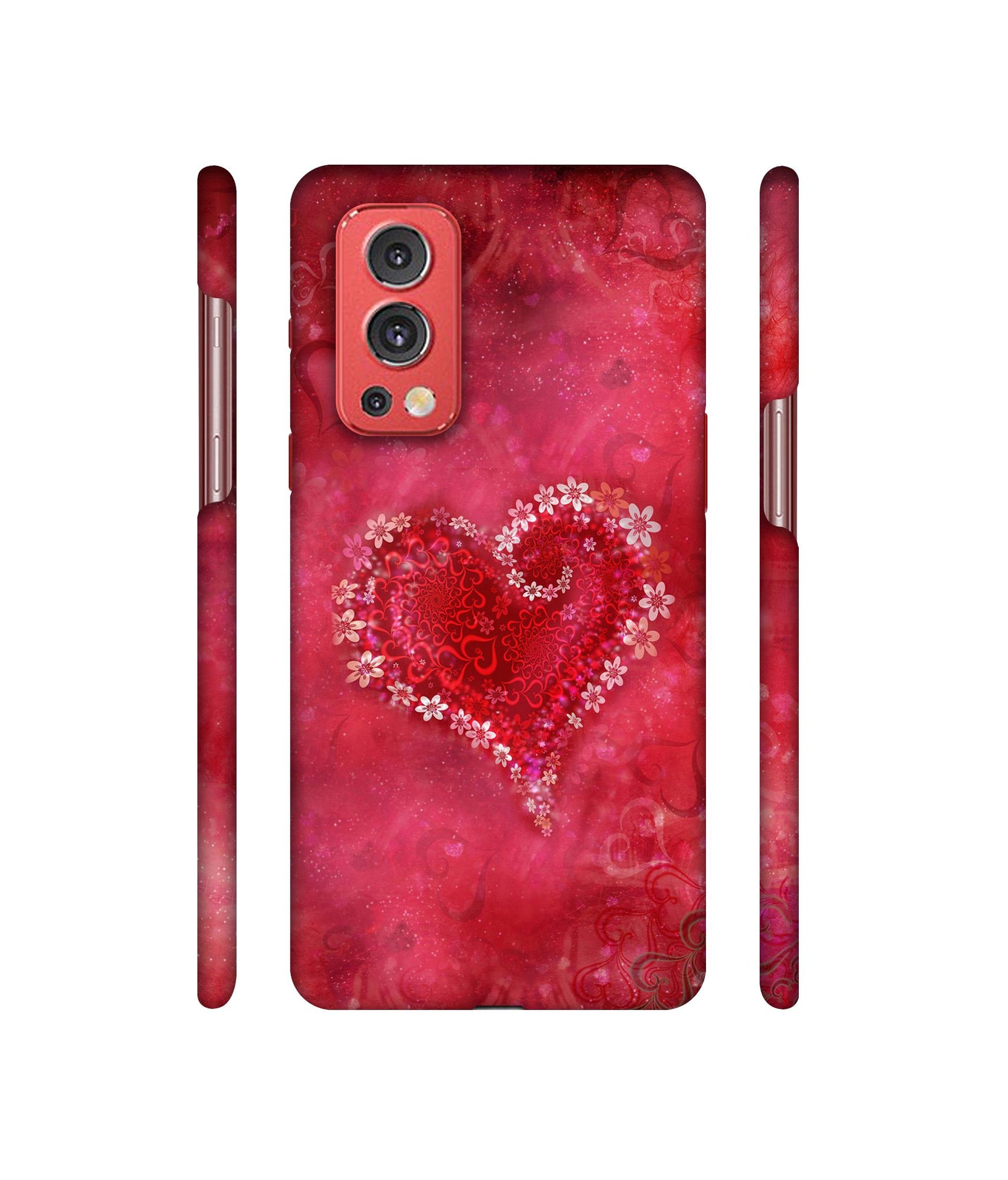 Heart Designer Hard Back Cover for OnePlus Nord2 5G