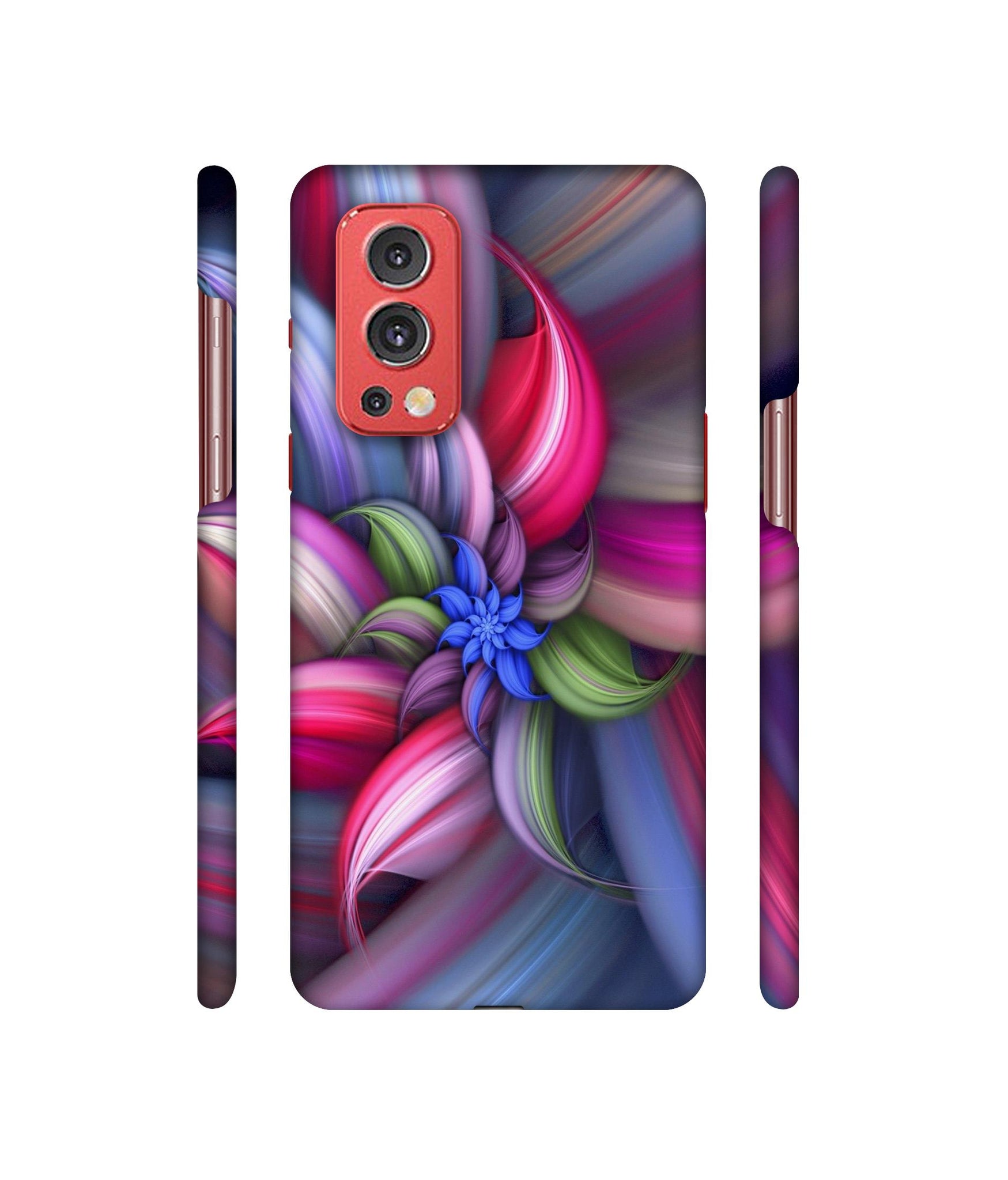 Colorful Flower Designer Hard Back Cover for OnePlus Nord2 5G