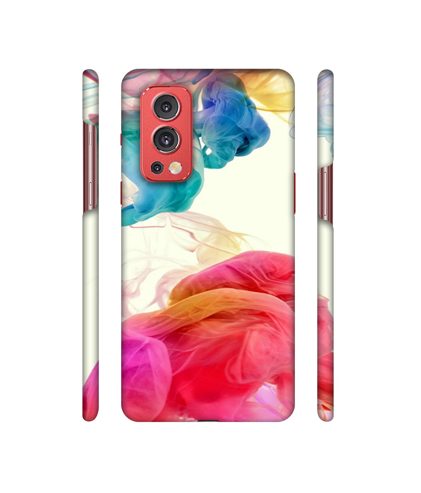 Colored Smoke Designer Hard Back Cover for OnePlus Nord2 5G