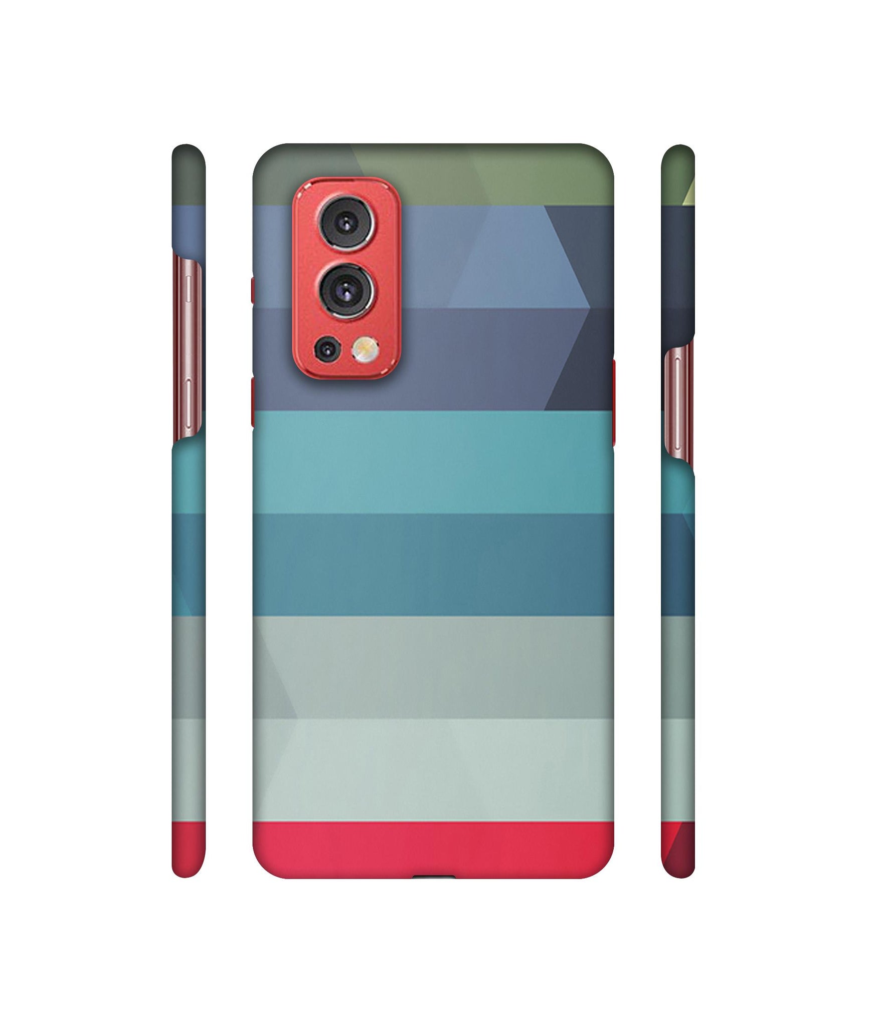 Colorful Lines Designer Hard Back Cover for OnePlus Nord2 5G