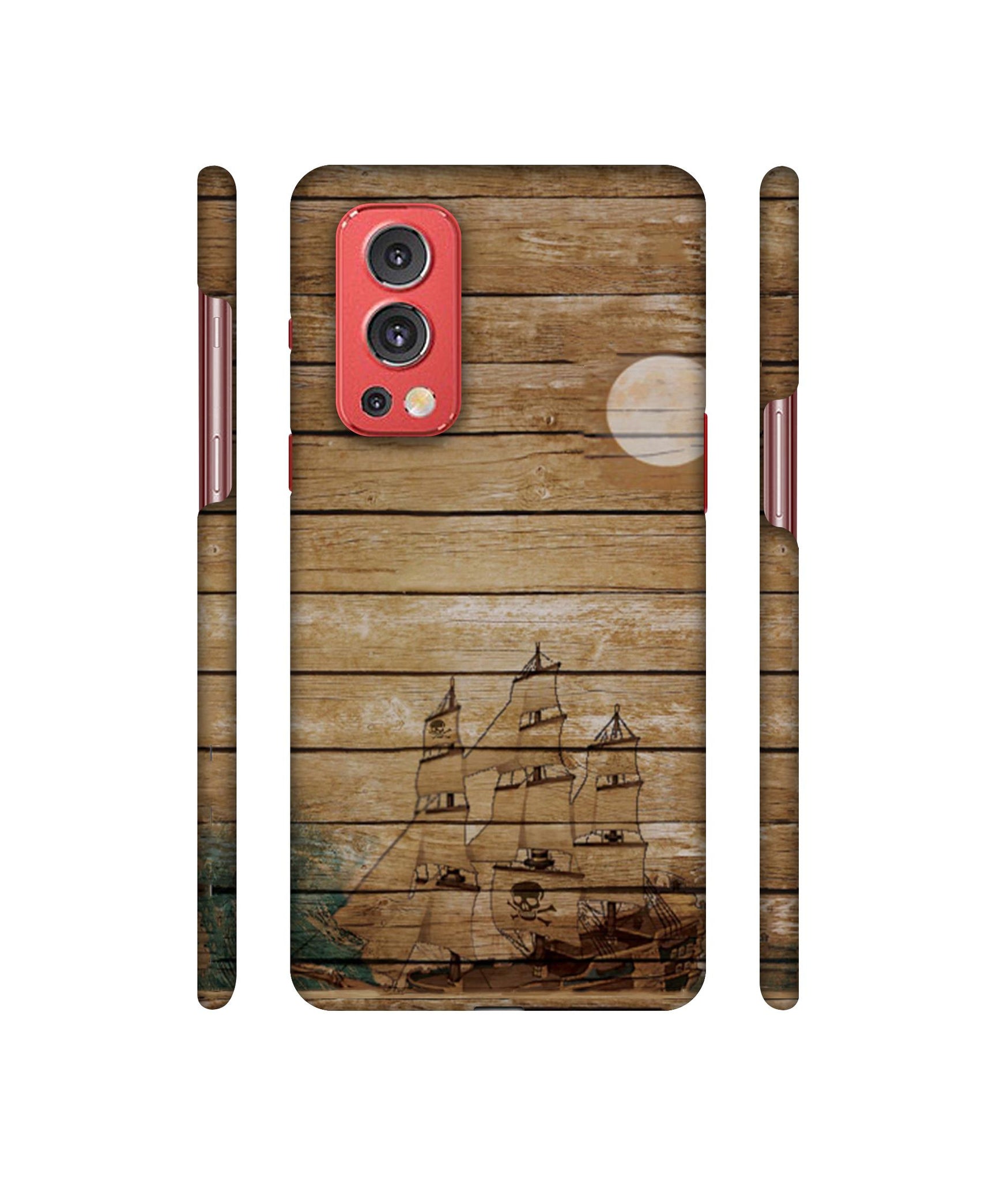 Wooden Pattern Designer Hard Back Cover for OnePlus Nord2 5G