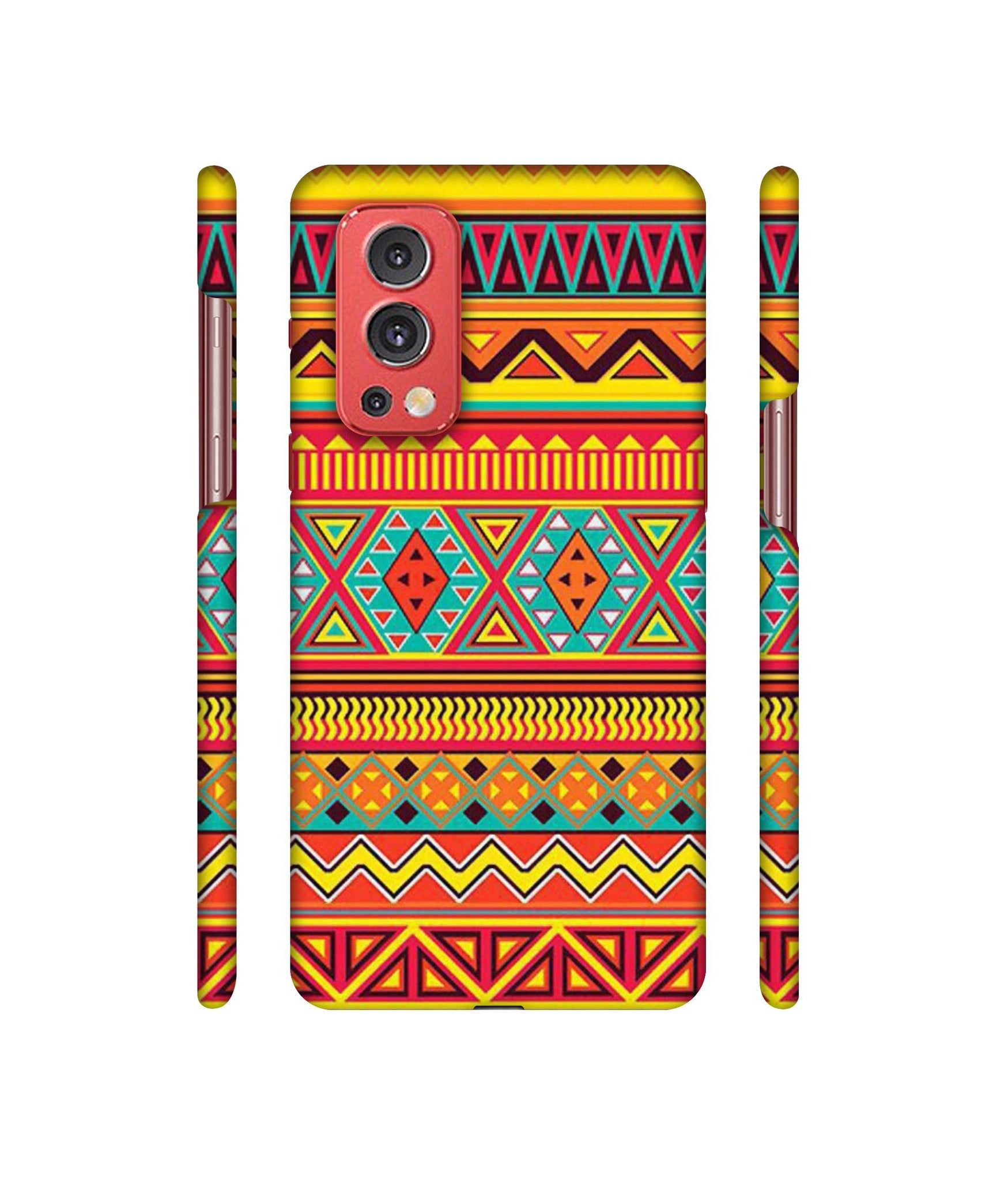 Artistic Rangoli Designer Hard Back Cover for OnePlus Nord2 5G