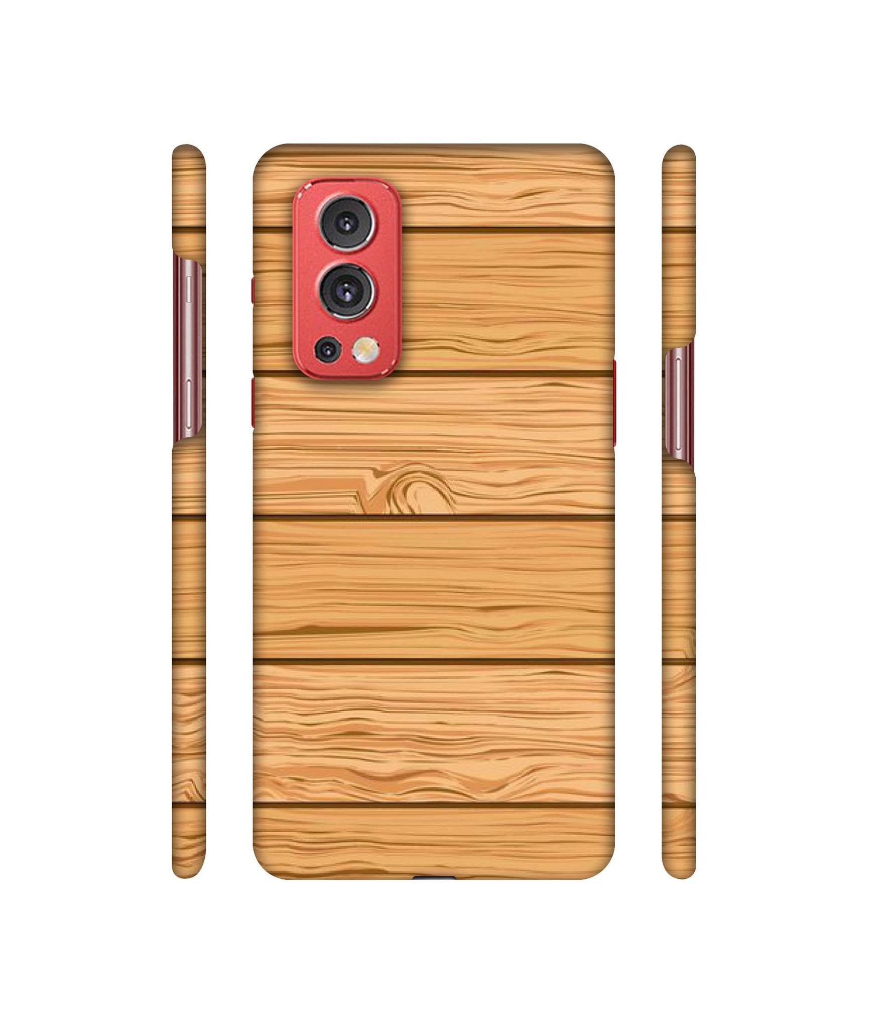 Wooden Texture Pattern Designer Hard Back Cover for OnePlus Nord2 5G