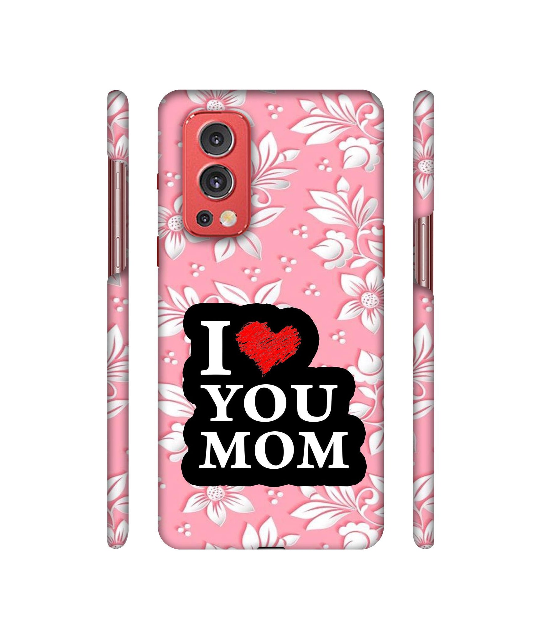 I Love Mom Designer Hard Back Cover for OnePlus Nord2 5G