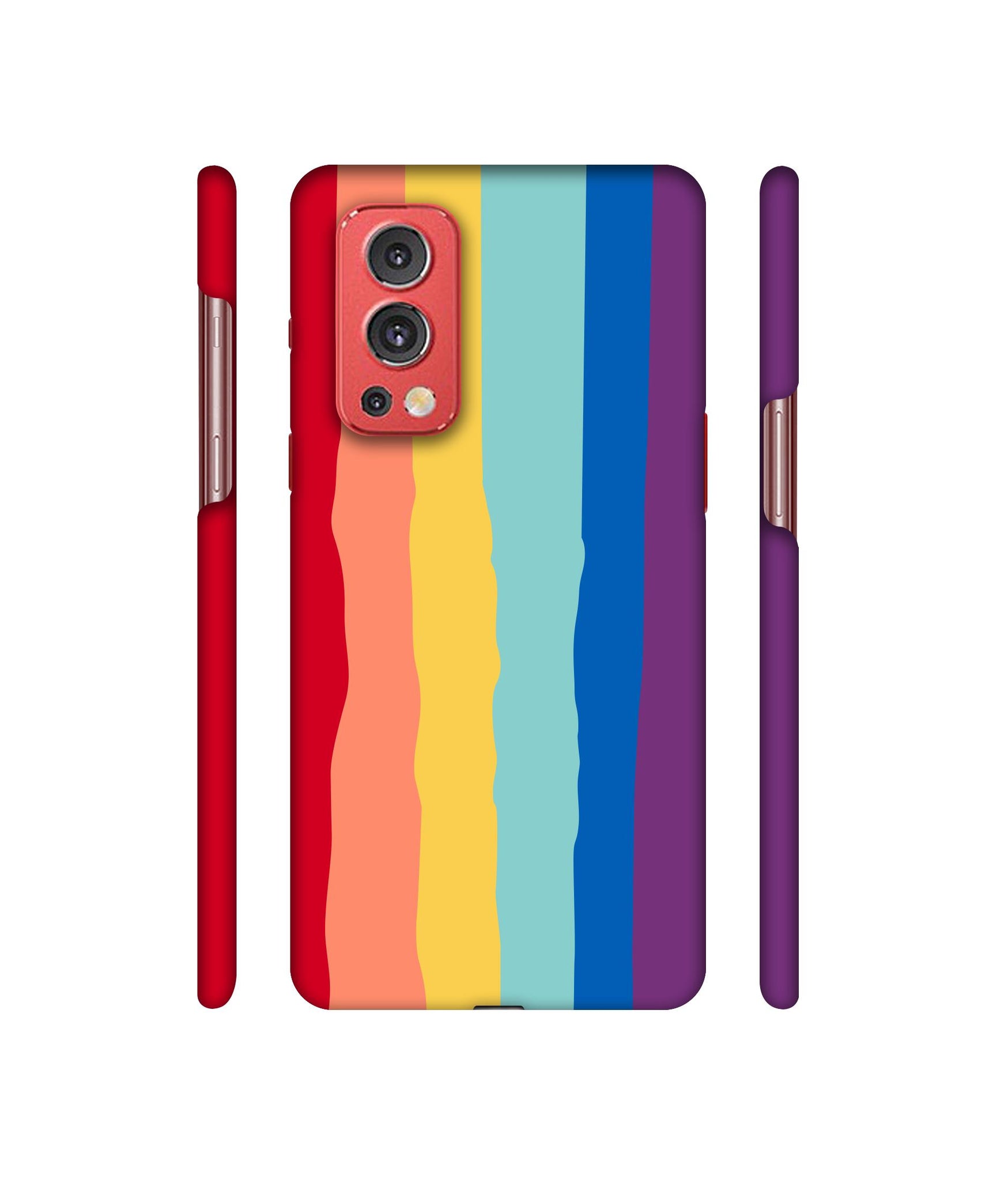 Rainbow1 Designer Hard Back Cover for OnePlus Nord2 5G