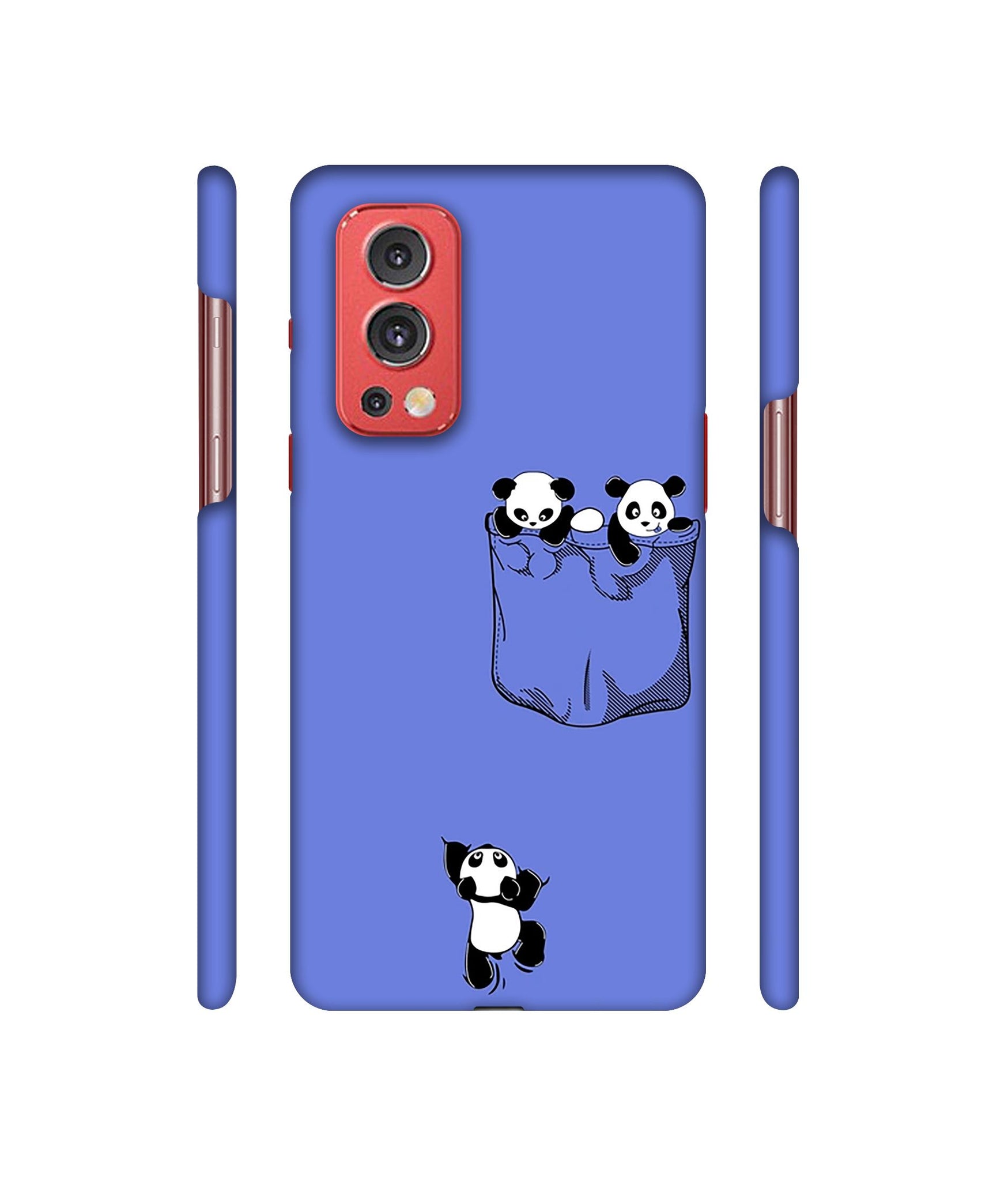 Poket Panda Designer Hard Back Cover for OnePlus Nord2 5G