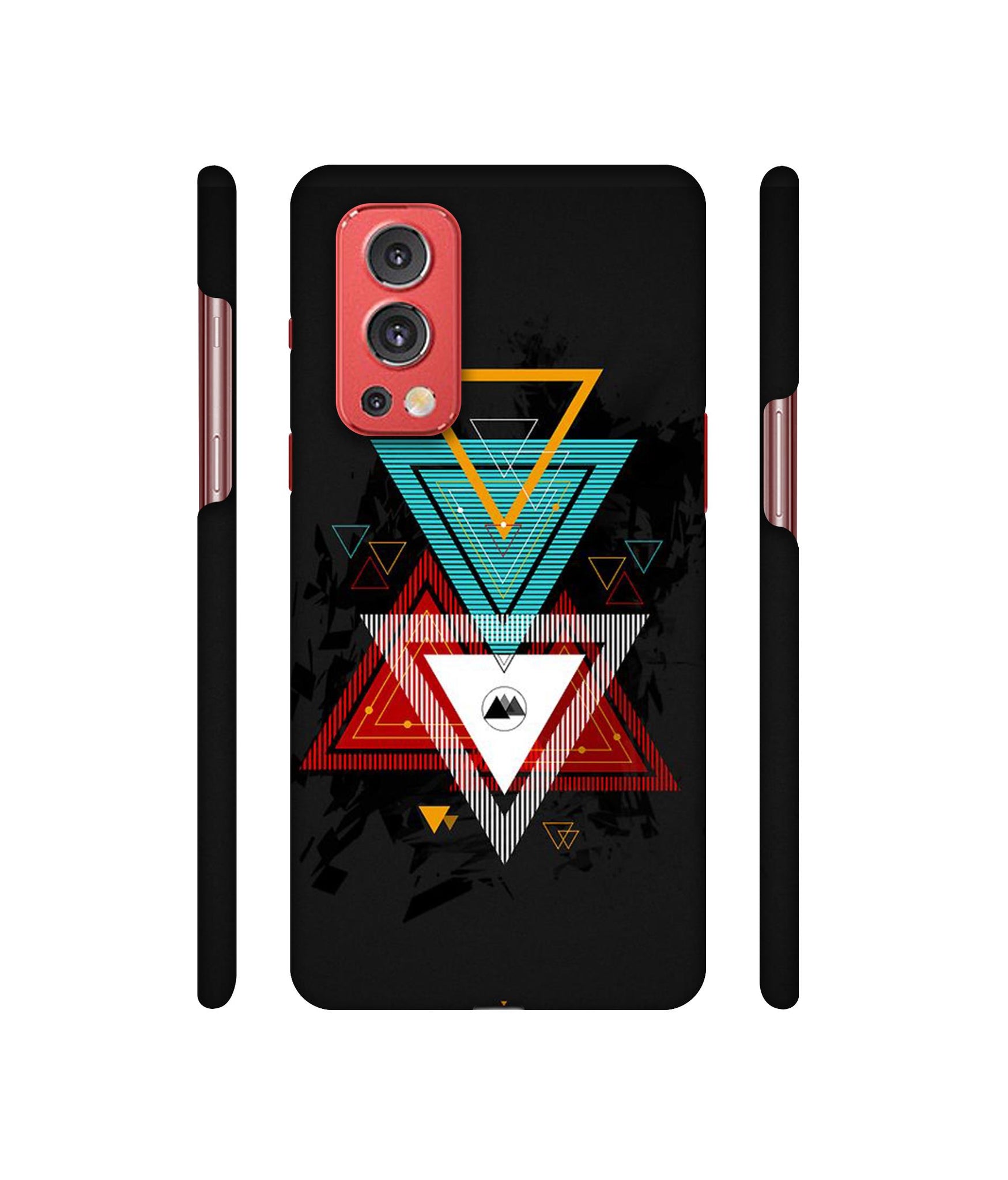 Illustrator Triangle Designer Hard Back Cover for OnePlus Nord2 5G