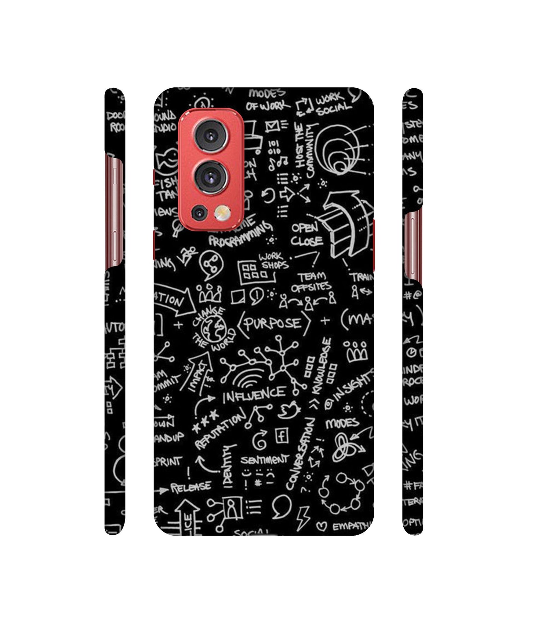 Formulas Designer Hard Back Cover for OnePlus Nord2 5G