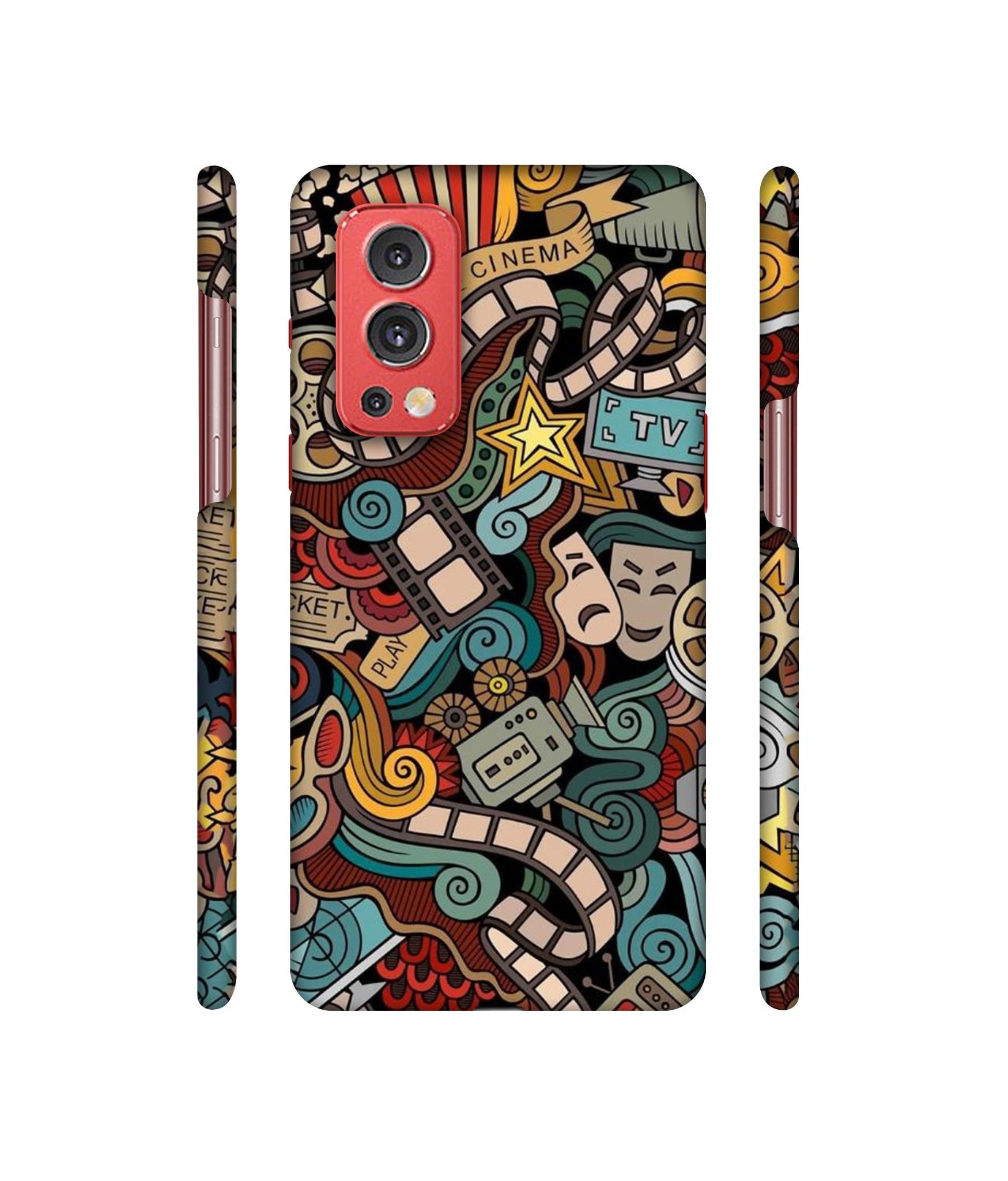 Movies Designer Hard Back Cover for OnePlus Nord2 5G