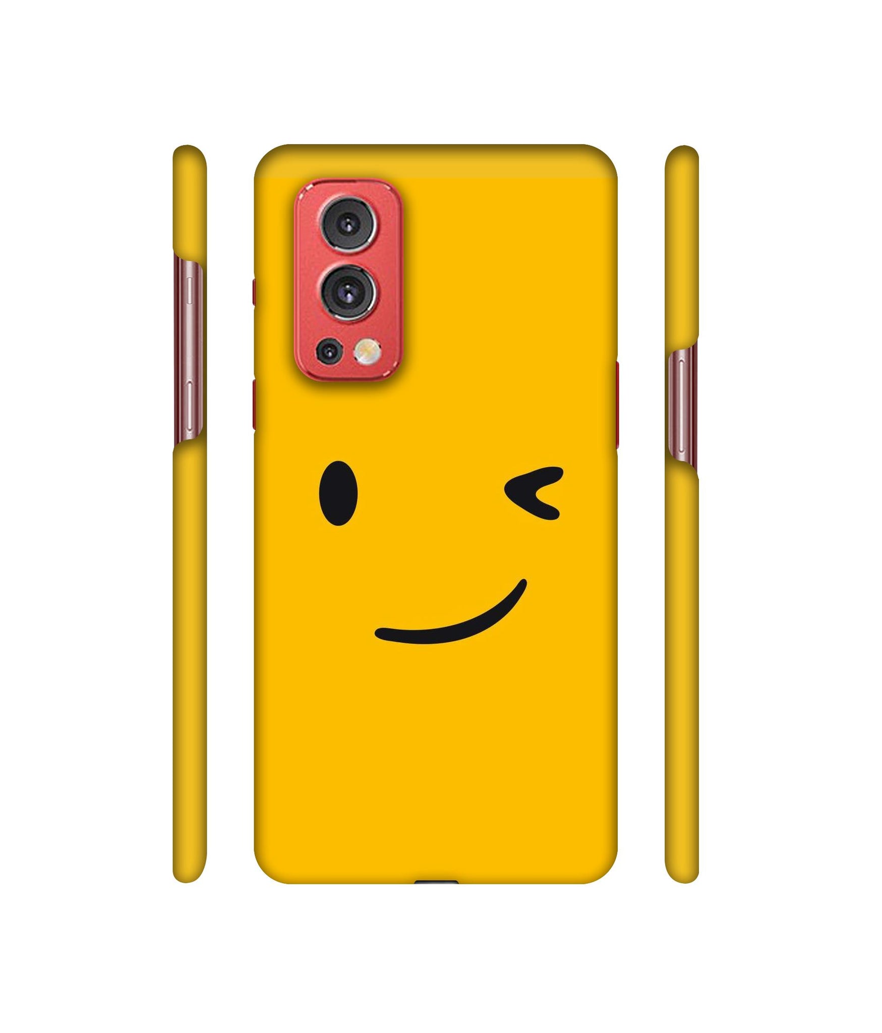 One Eye Blink Face Designer Hard Back Cover for OnePlus Nord2 5G