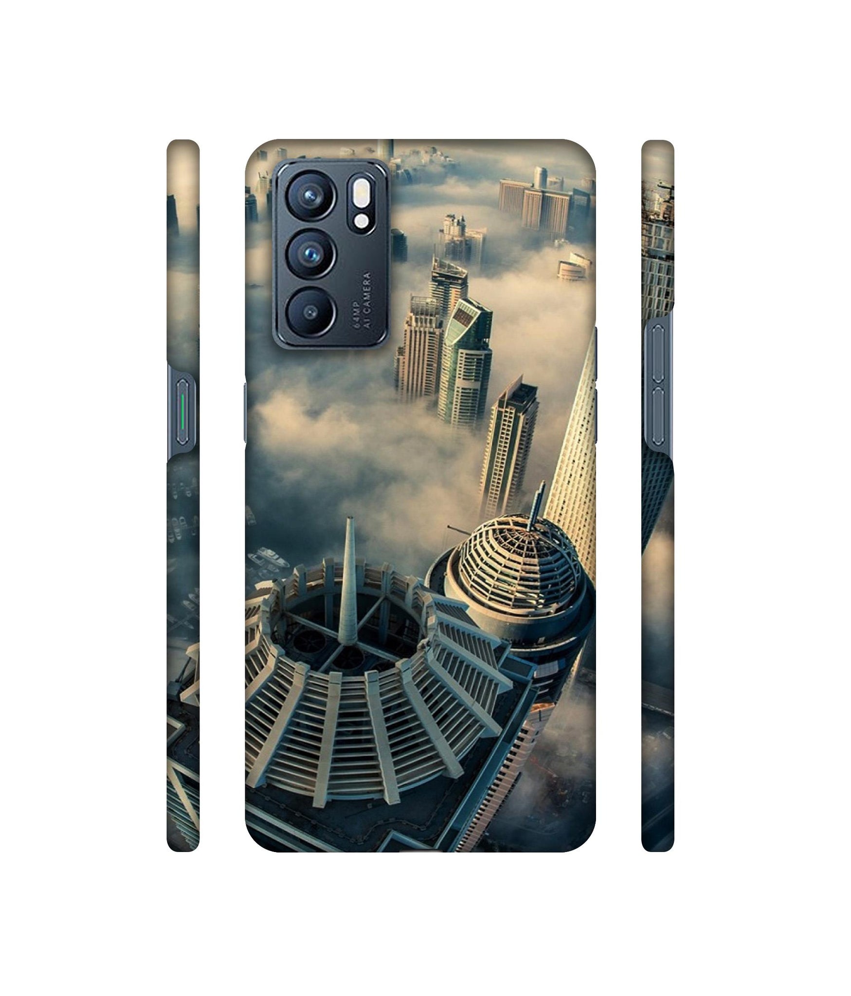 City Scapes Designer Hard Back Cover for Oppo Reno6 5G