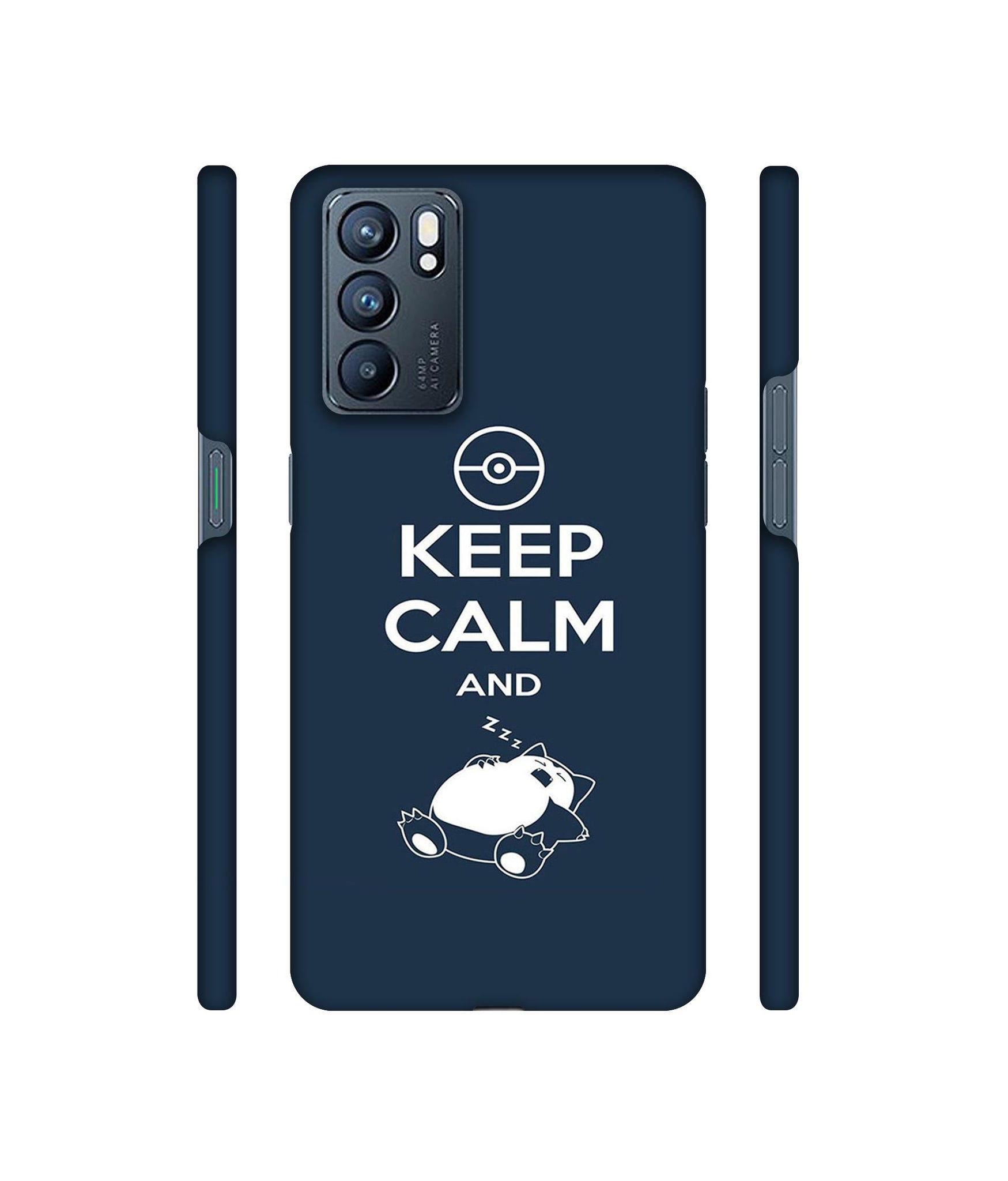 Sleep Pattern Designer Hard Back Cover for Oppo Reno6 5G