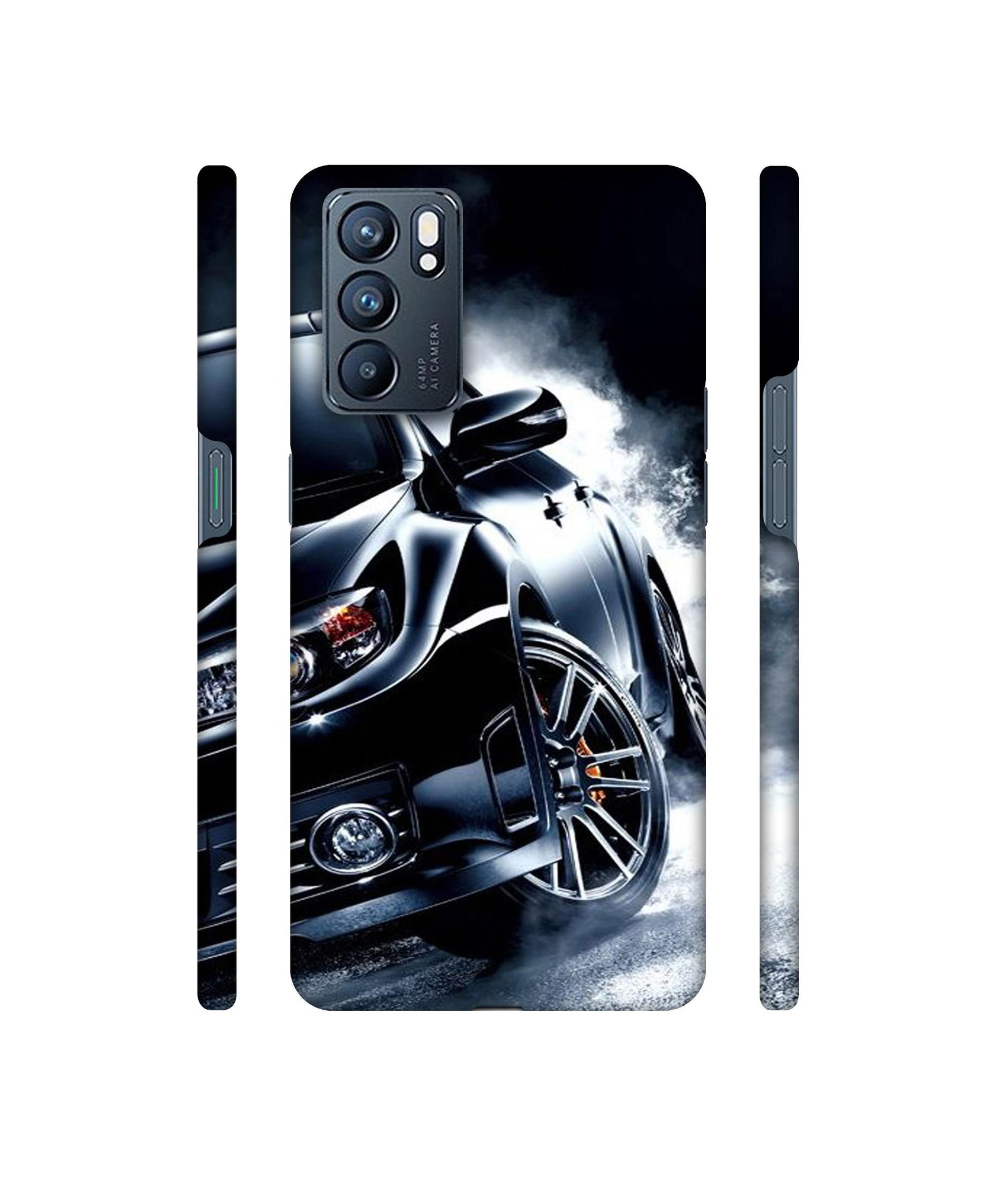 Speed Designer Hard Back Cover for Oppo Reno6 5G