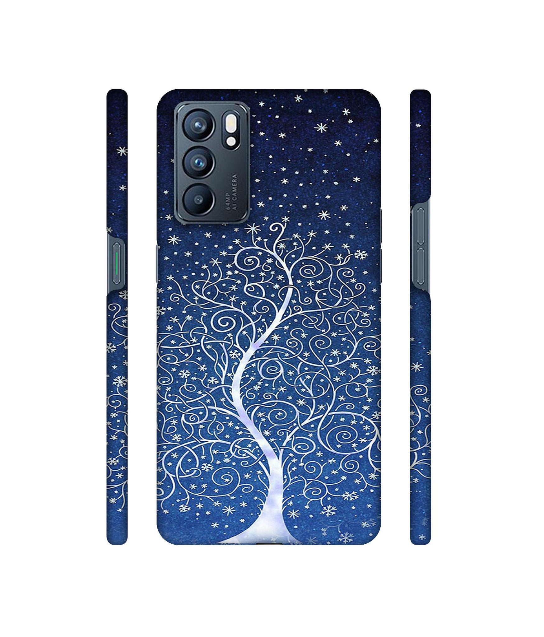 Magic Tree Designer Hard Back Cover for Oppo Reno6 5G