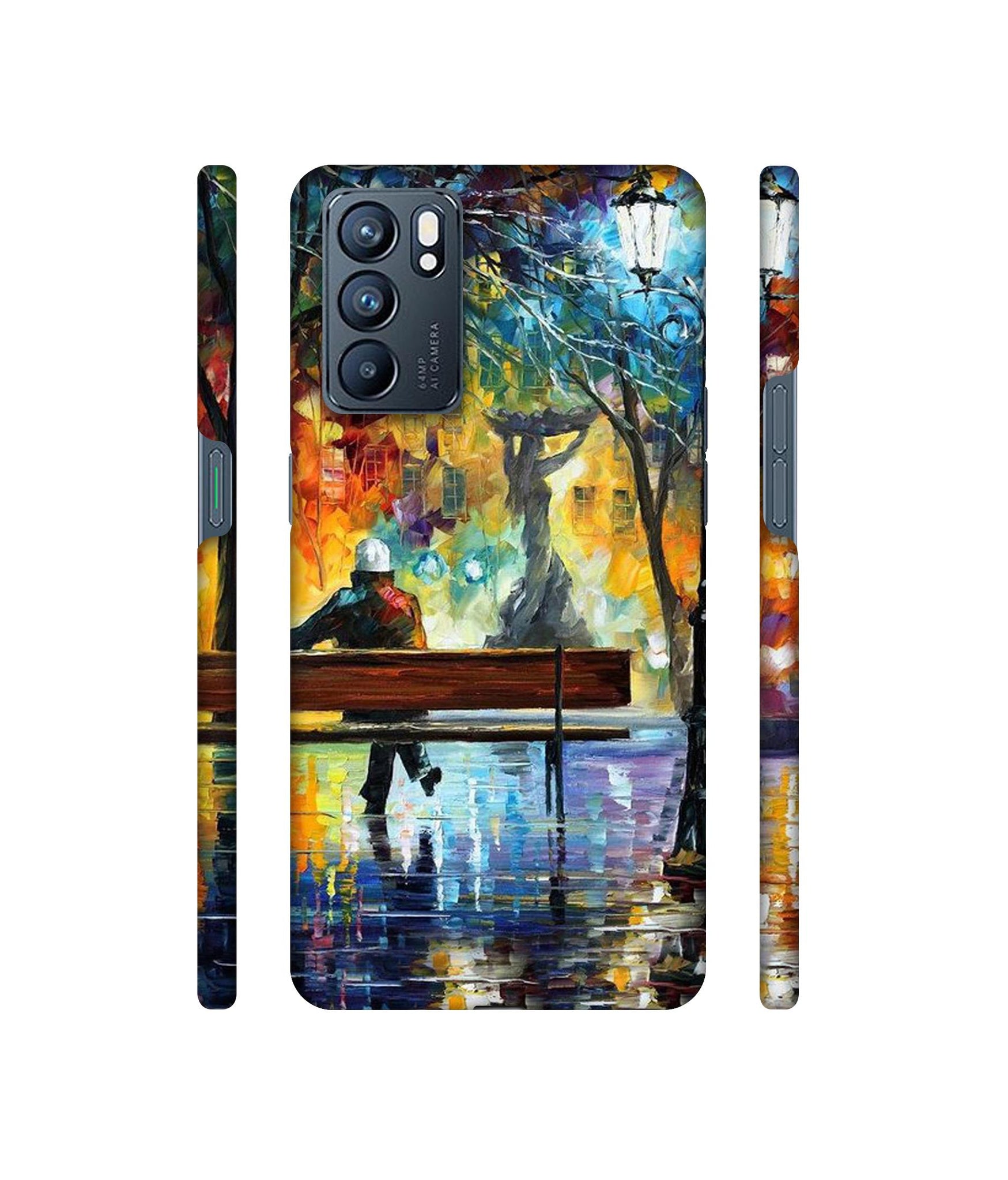 Man Resting Designer Hard Back Cover for Oppo Reno6 5G