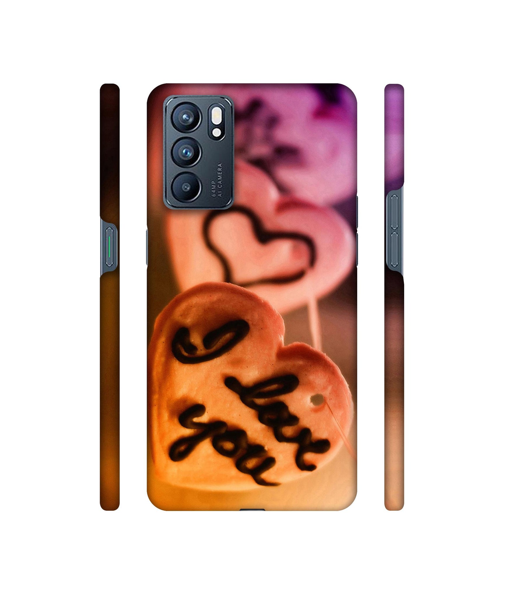 I Love you Designer Hard Back Cover for Oppo Reno6 5G