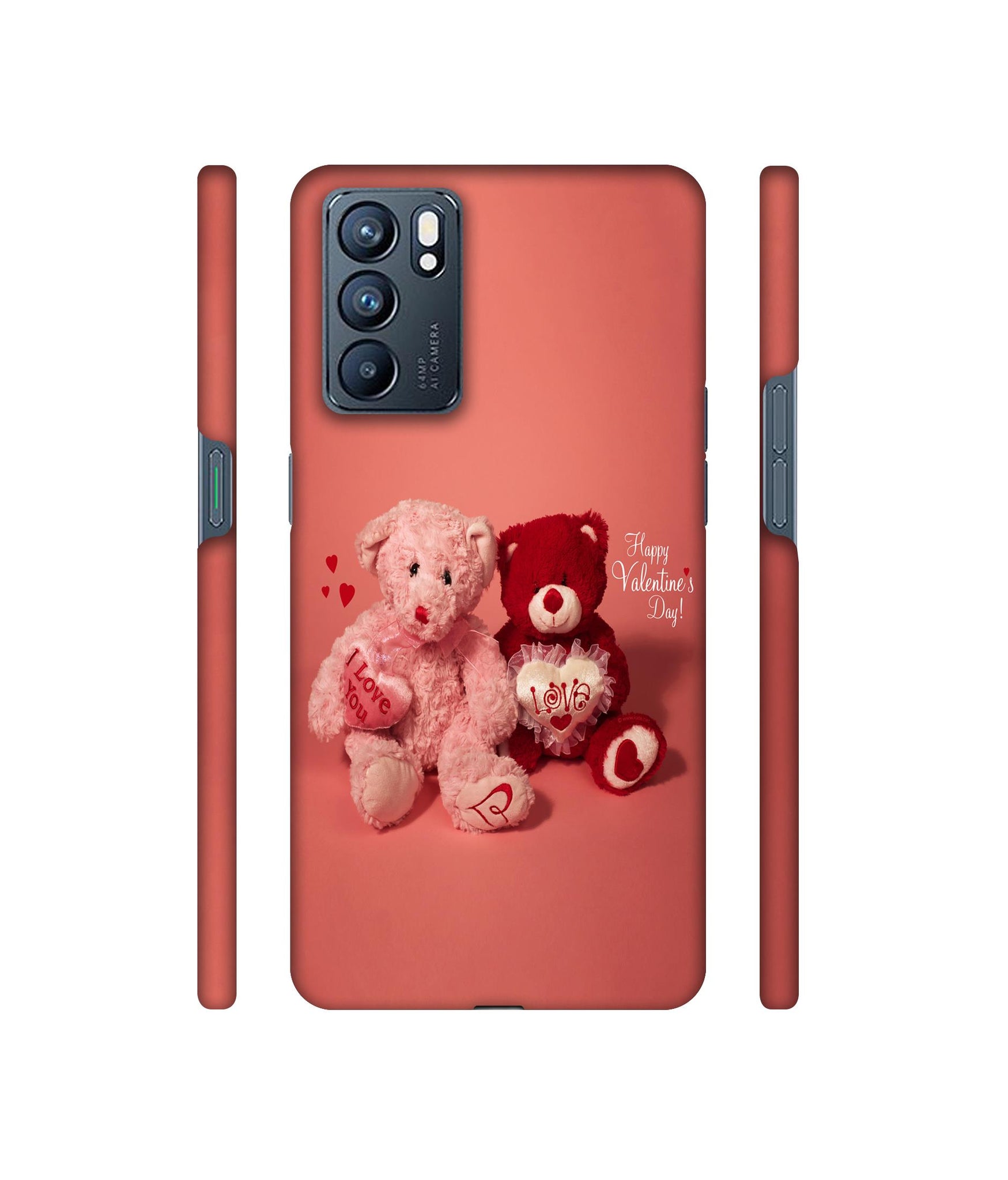 Valentine Day Designer Hard Back Cover for Oppo Reno6 5G