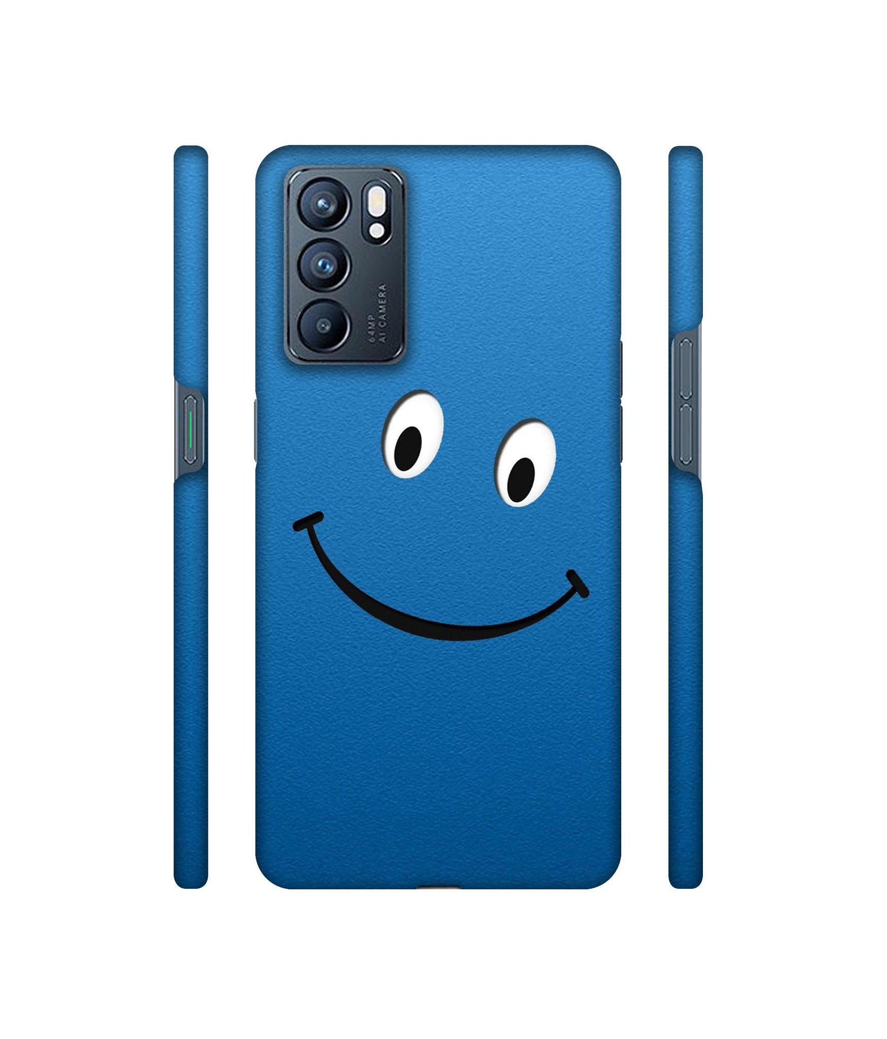 Happy Designer Hard Back Cover for Oppo Reno6 5G