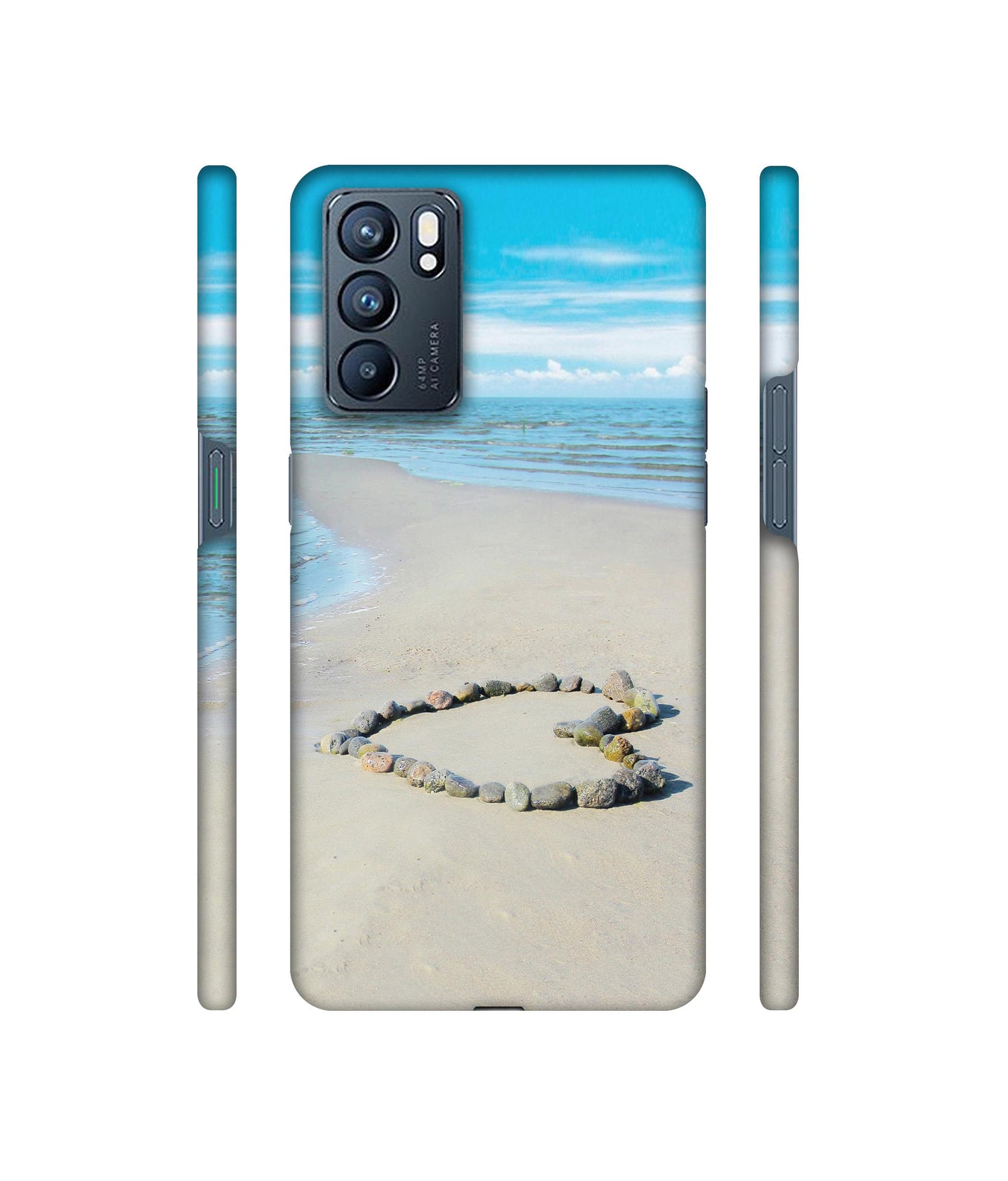 Stone Love Designer Hard Back Cover for Oppo Reno6 5G