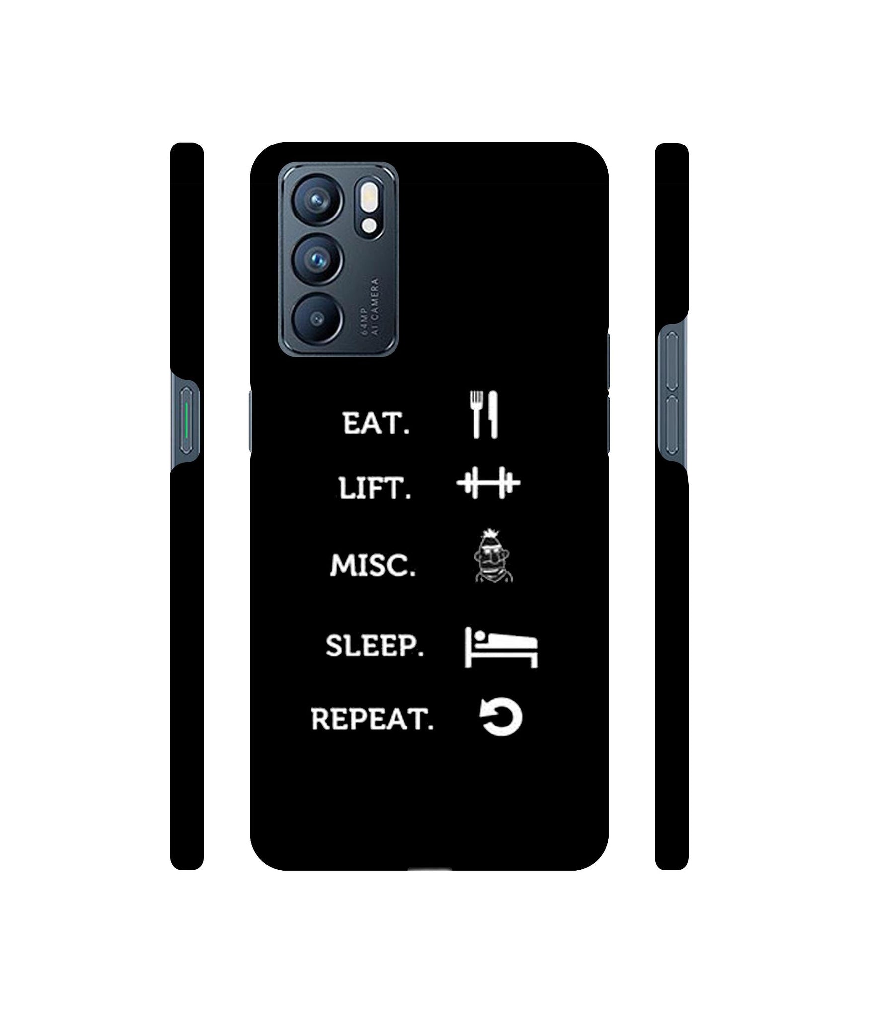 Life Tool Quote Designer Hard Back Cover for Oppo Reno6 5G
