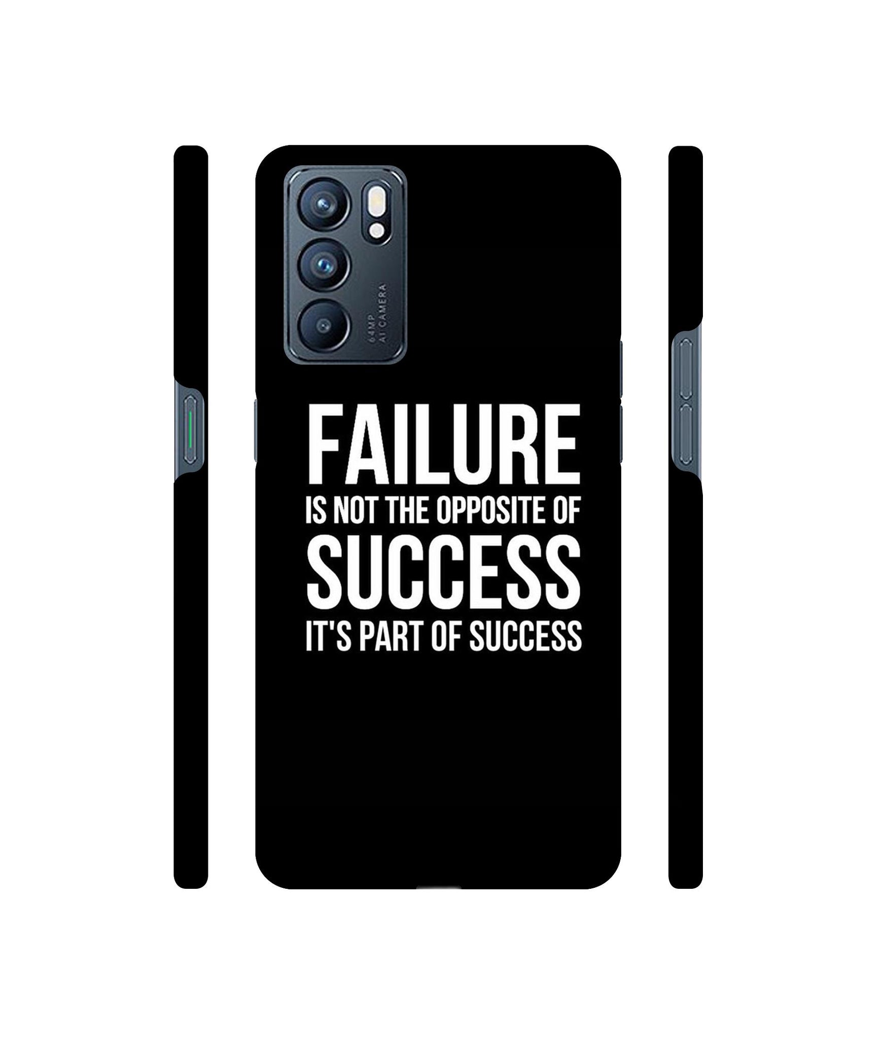 Motivational Quote Designer Hard Back Cover for Oppo Reno6 5G