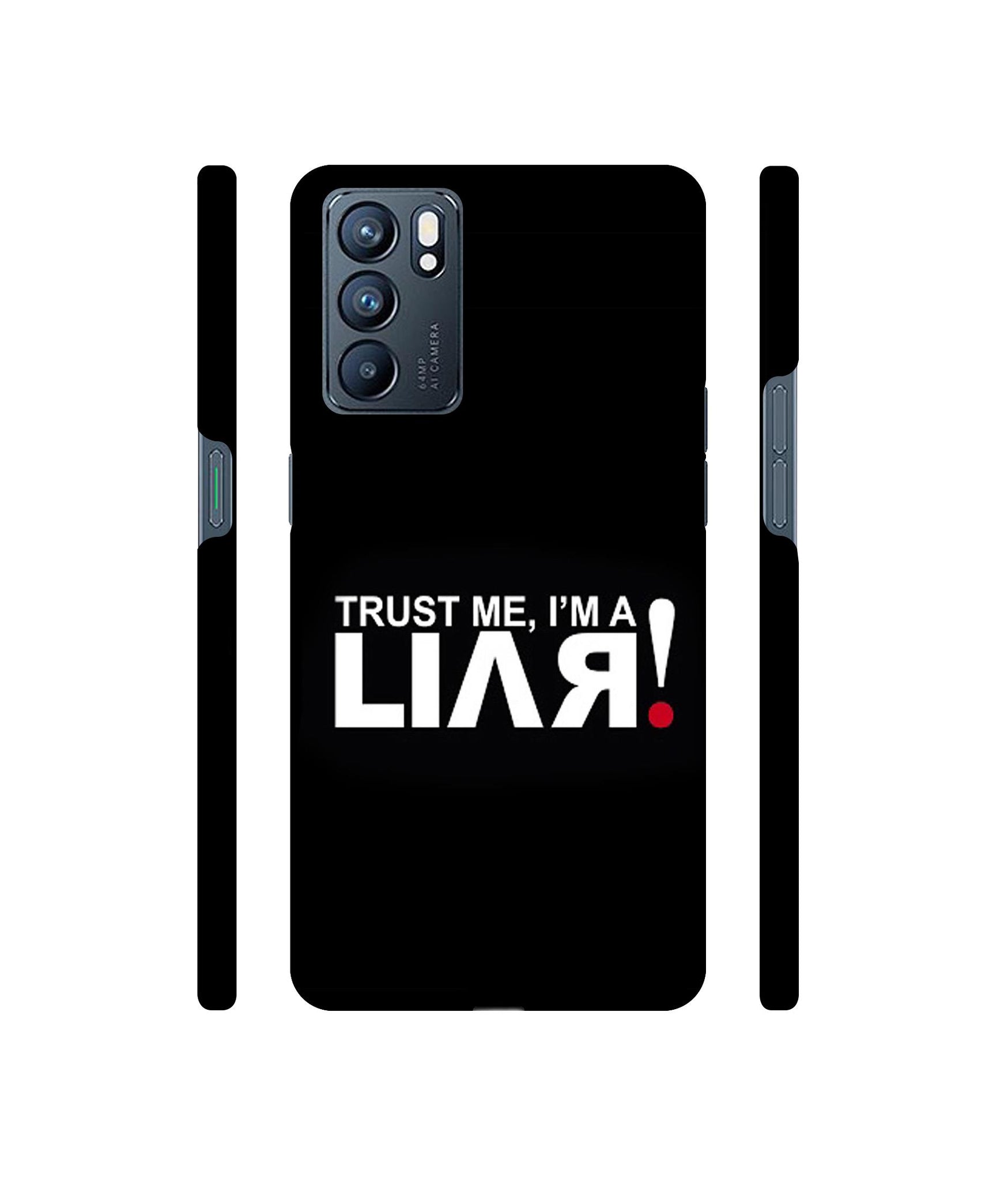 Trust Me Funny Quote Designer Hard Back Cover for Oppo Reno6 5G
