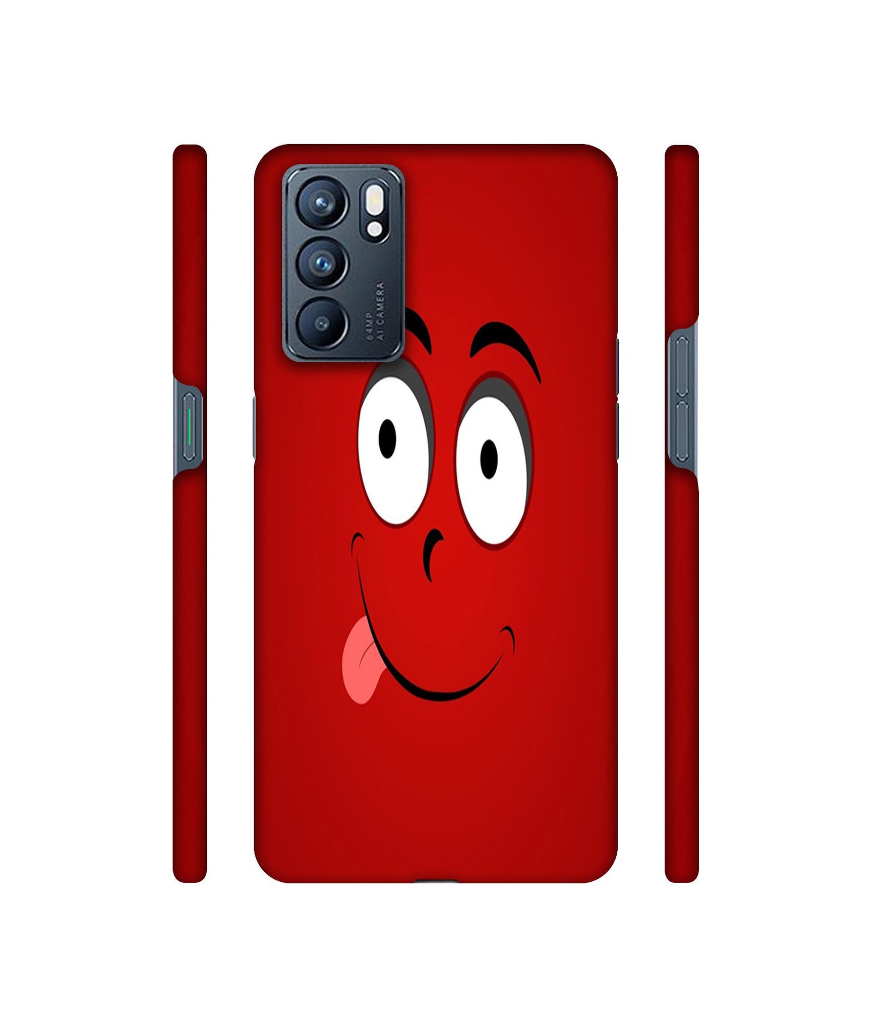 Greedy Smile Designer Hard Back Cover for Oppo Reno6 5G