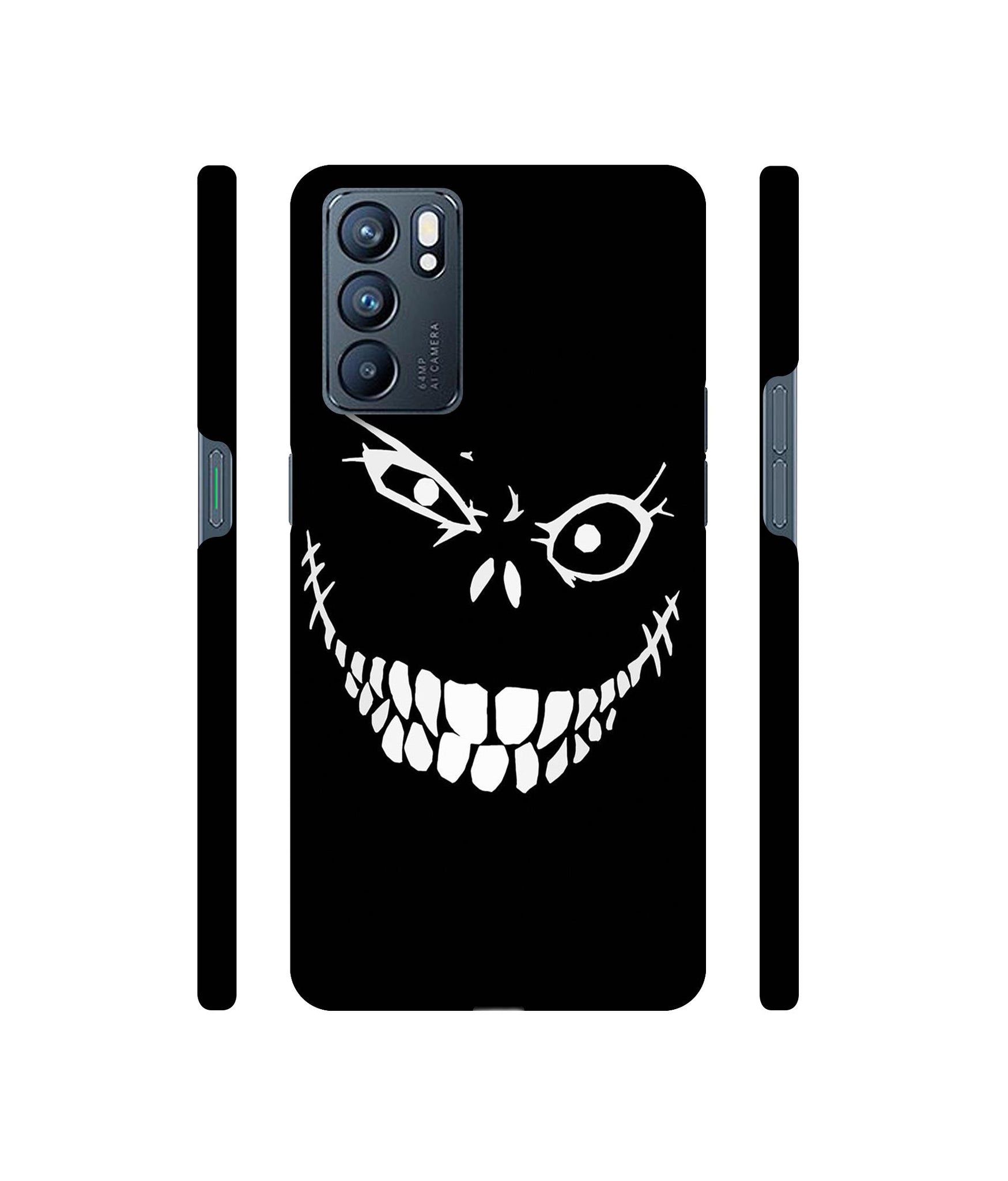 Face of Fear Designer Hard Back Cover for Oppo Reno6 5G