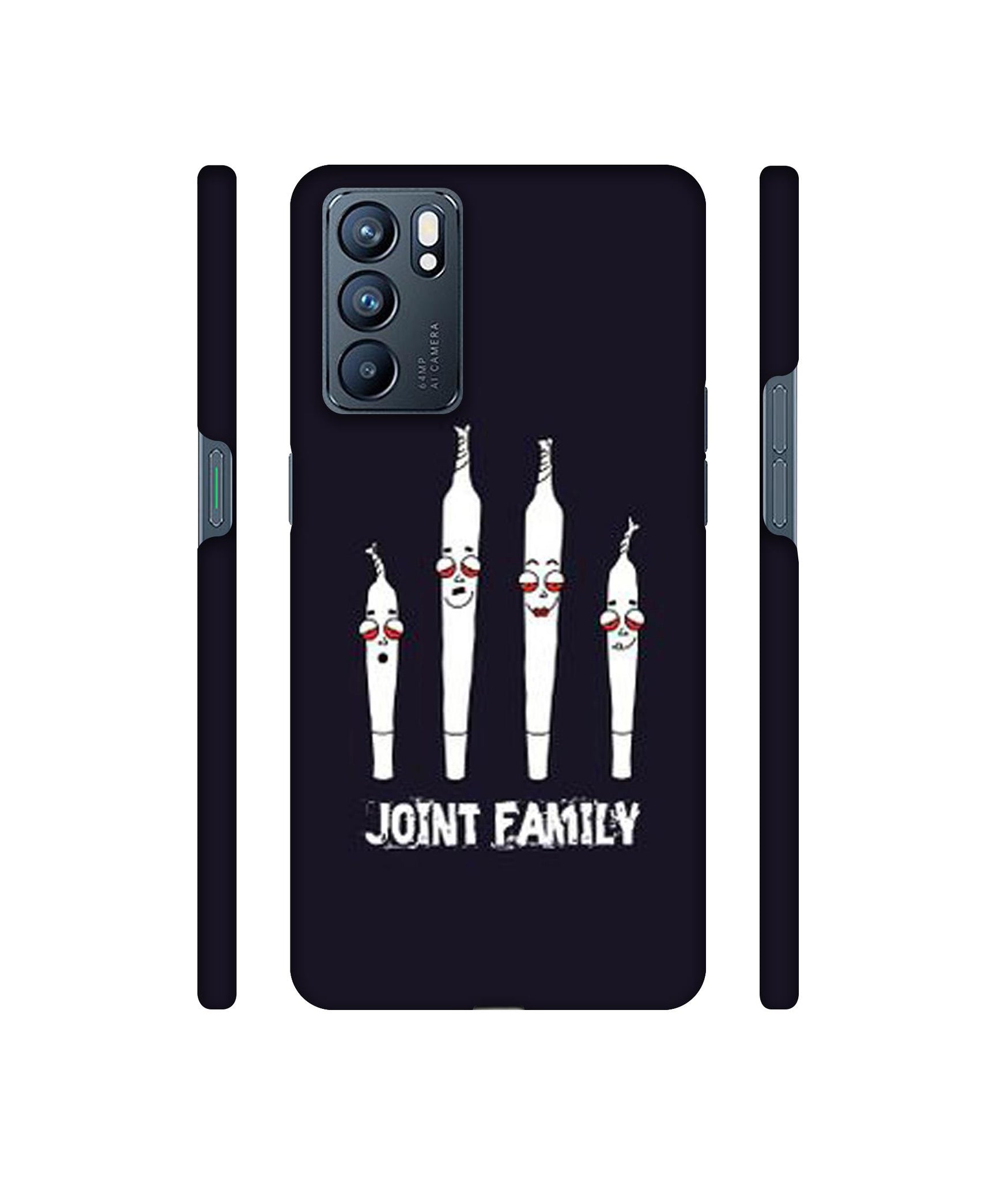 Joint Family Designer Hard Back Cover for Oppo Reno6 5G