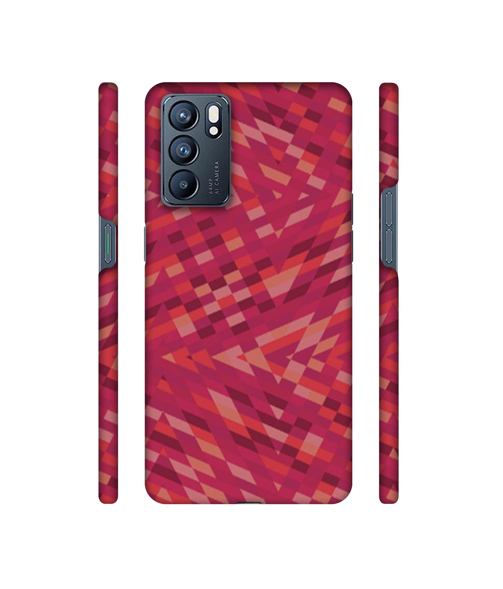 Many Color Designer Hard Back Cover for Oppo Reno6 5G