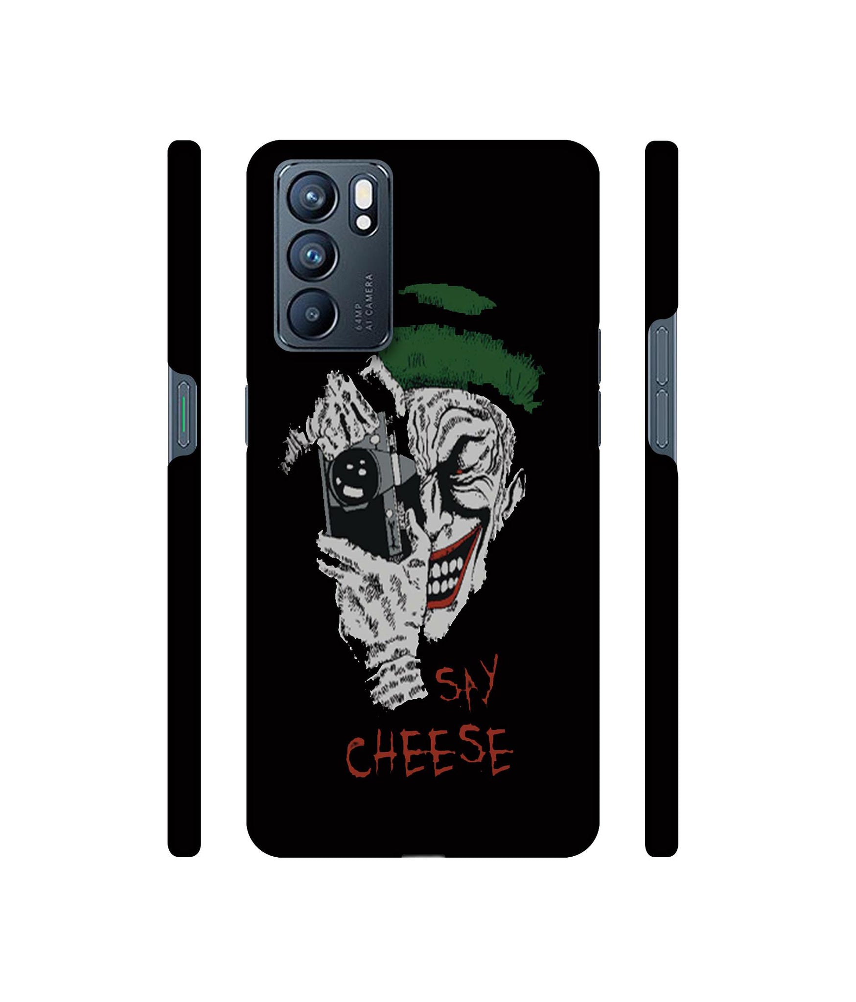 Joker Say Cheese Designer Hard Back Cover for Oppo Reno6 5G