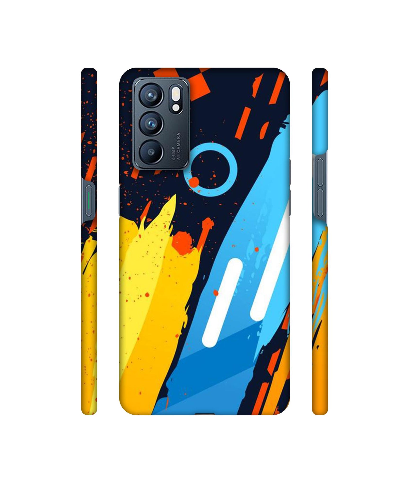 Illustrator Designer Hard Back Cover for Oppo Reno6 5G