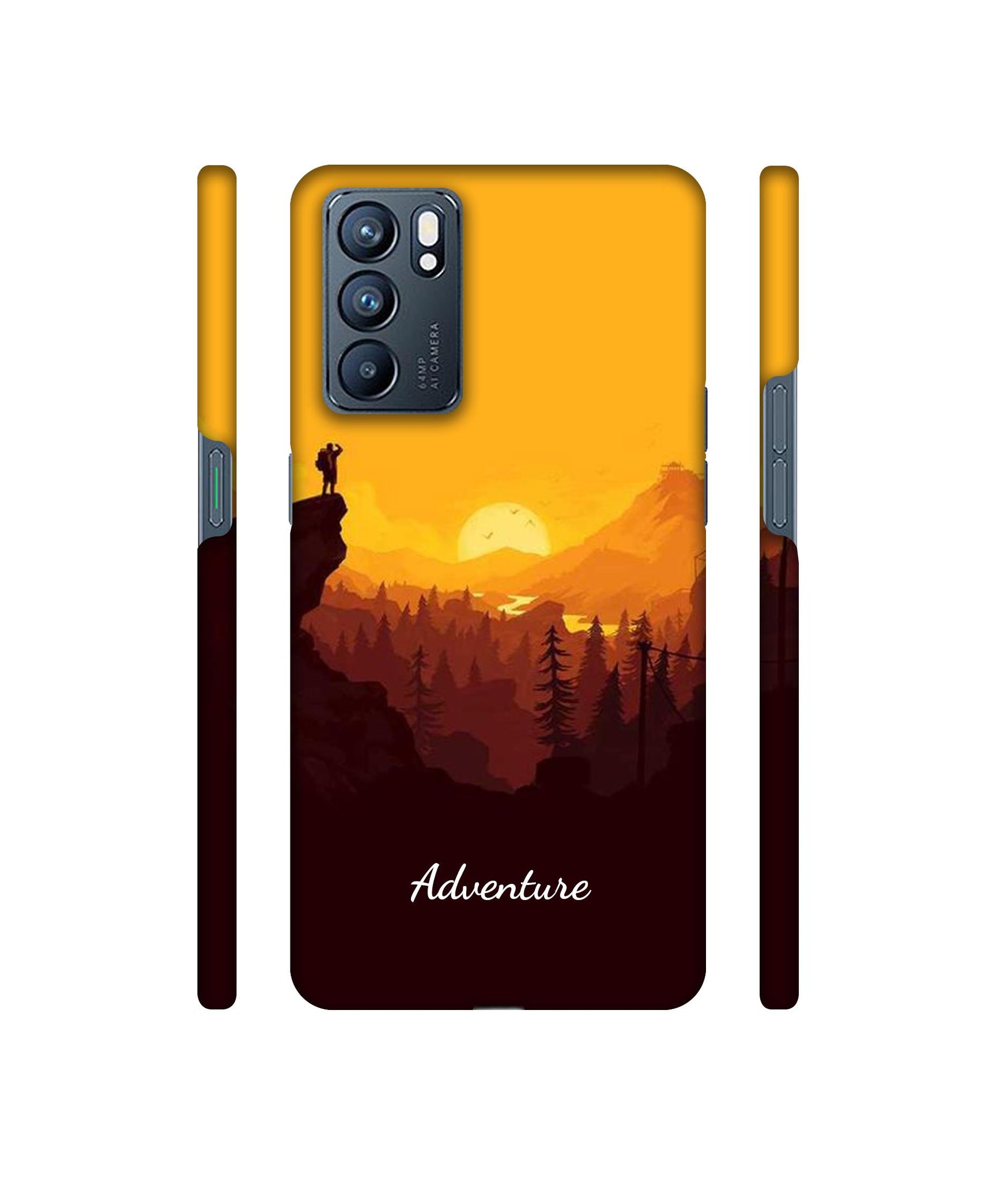 Adventure With Vactor Designer Hard Back Cover for Oppo Reno6 5G