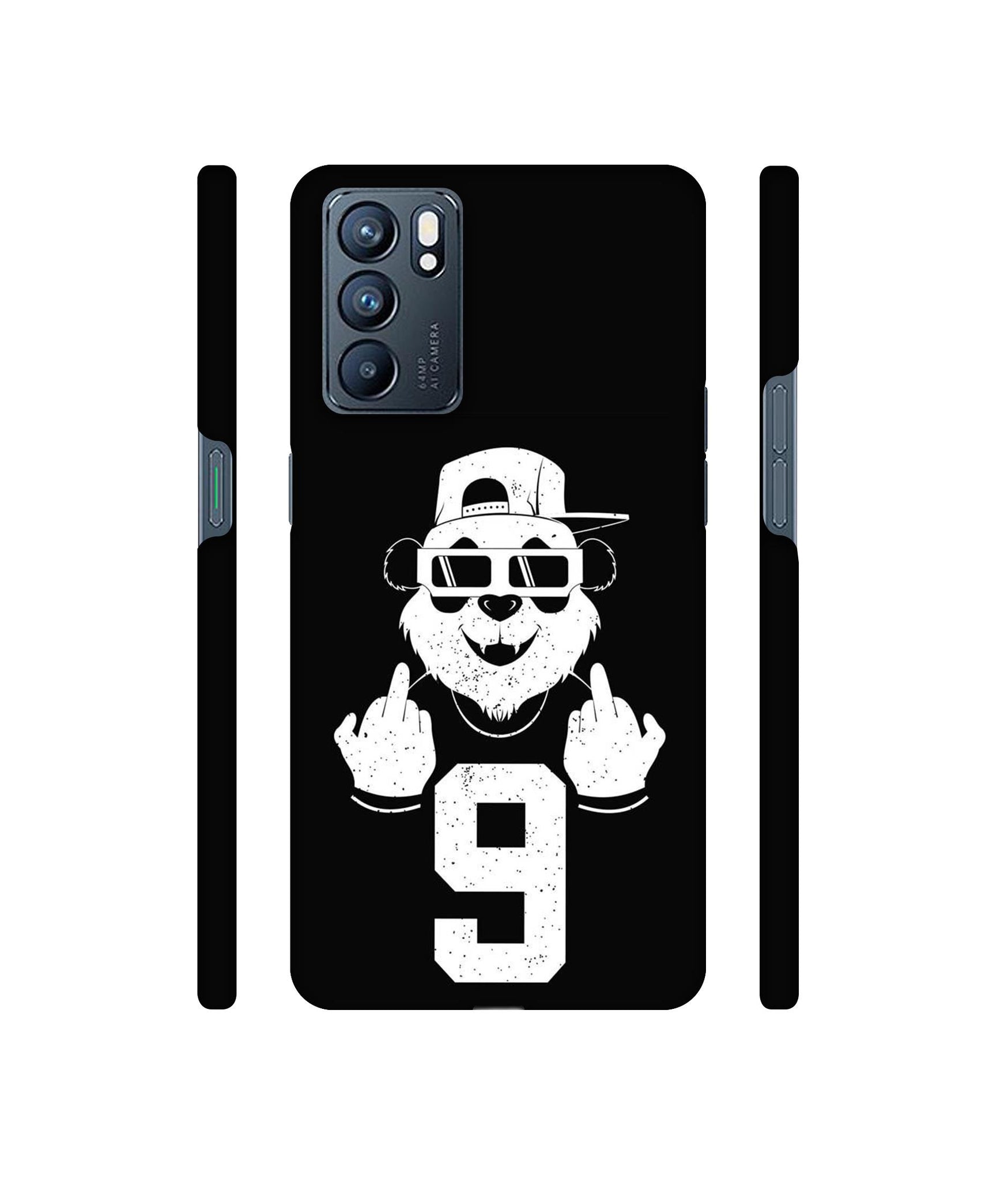 Nine Number Designer Hard Back Cover for Oppo Reno6 5G