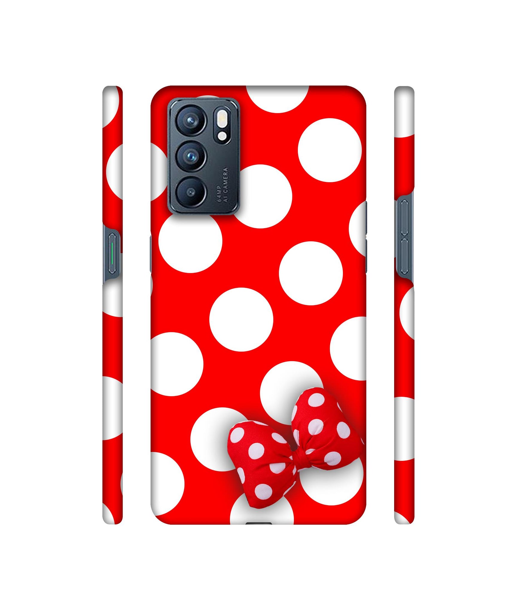 White Bubble Designer Hard Back Cover for Oppo Reno6 5G