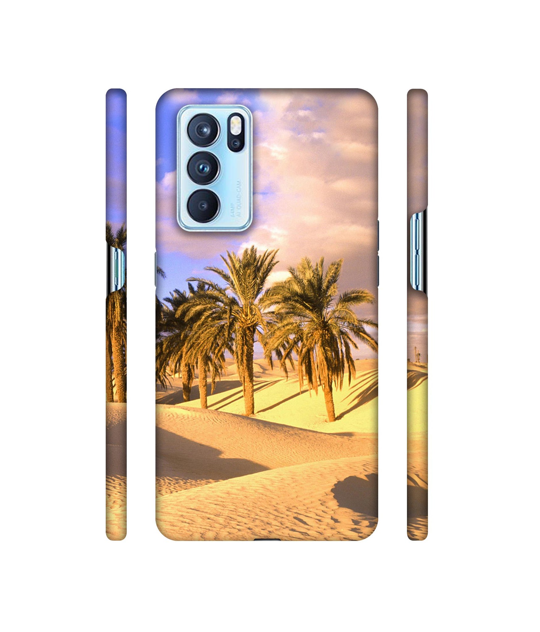 Cat Heart Tail Designer Hard Back Cover for Oppo Reno6 Pro 5G