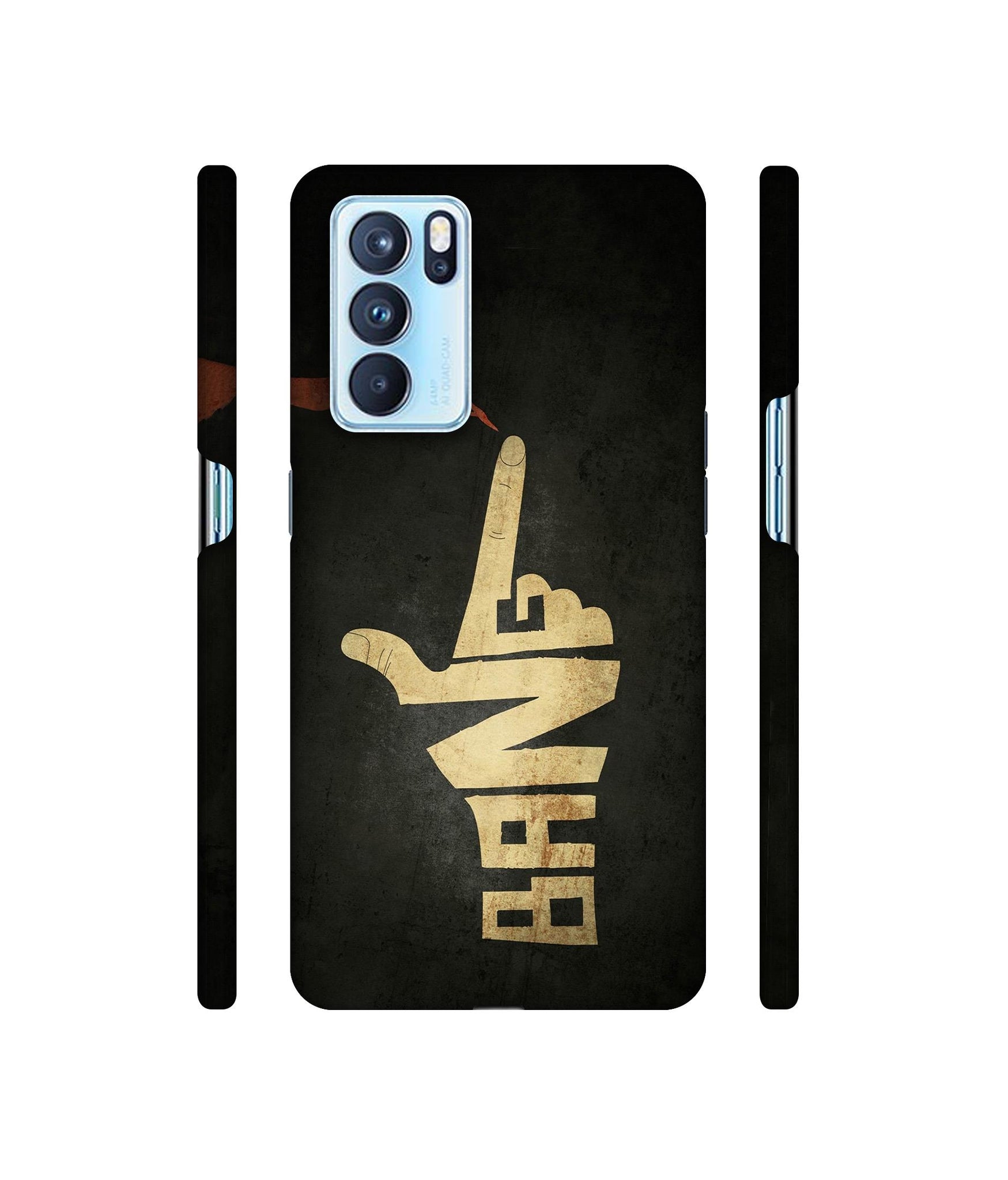 Pointing Designer Hard Back Cover for Oppo Reno6 Pro 5G