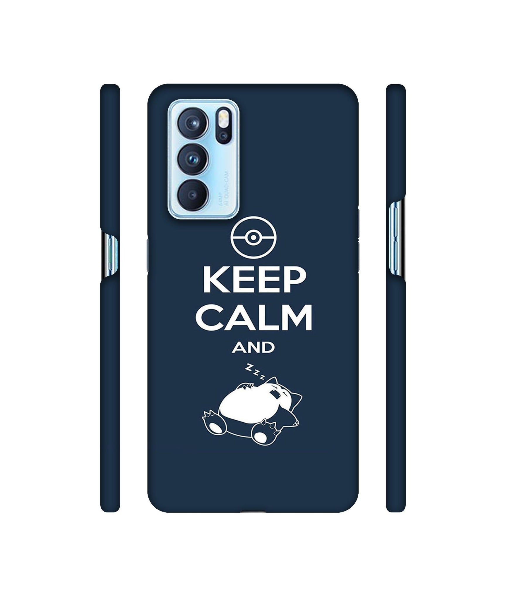 Sleep Pattern Designer Hard Back Cover for Oppo Reno6 Pro 5G