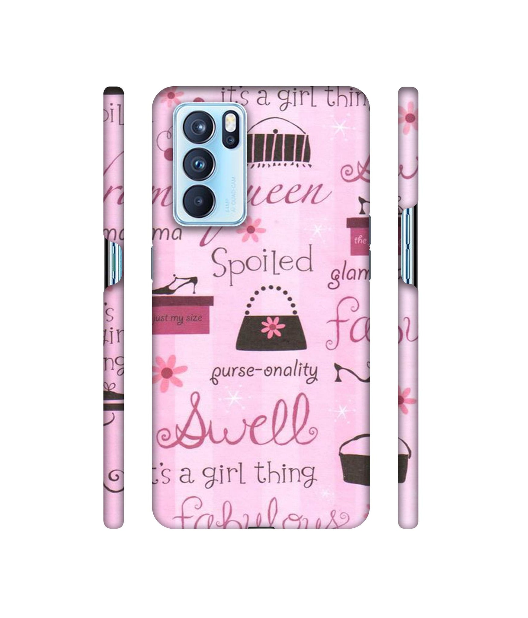 Its A Girl Thing Designer Hard Back Cover for Oppo Reno6 Pro 5G