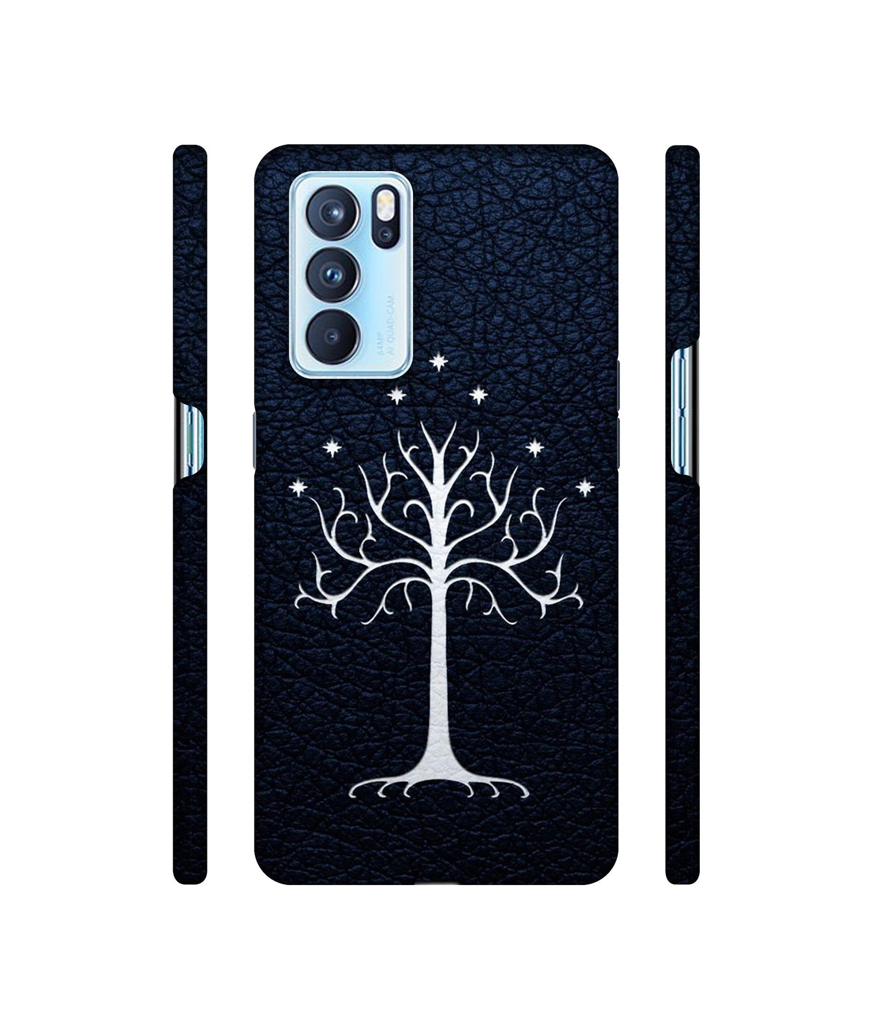 Magic Tree Pattern Designer Hard Back Cover for Oppo Reno6 Pro 5G