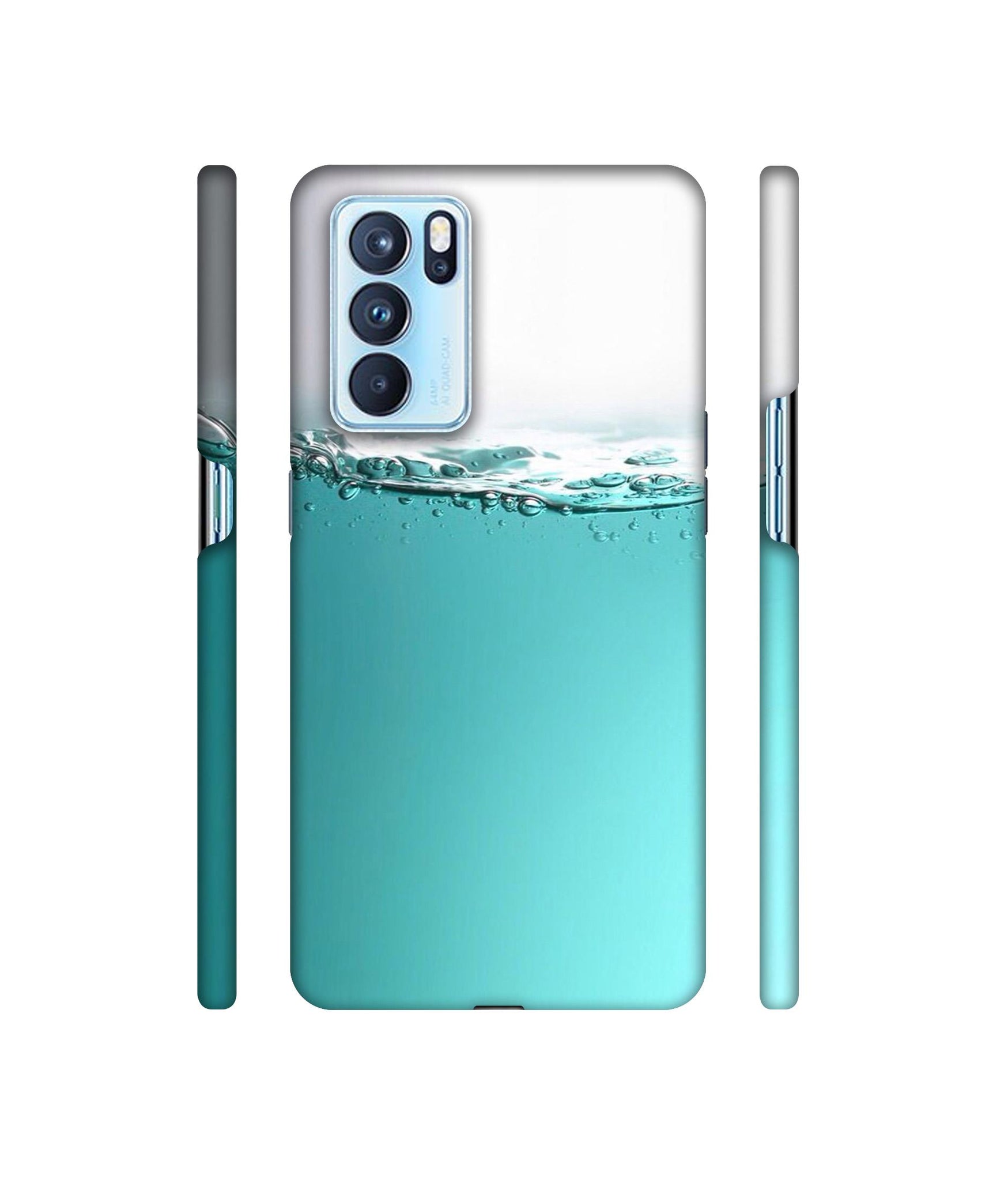 Half Fill Designer Hard Back Cover for Oppo Reno6 Pro 5G