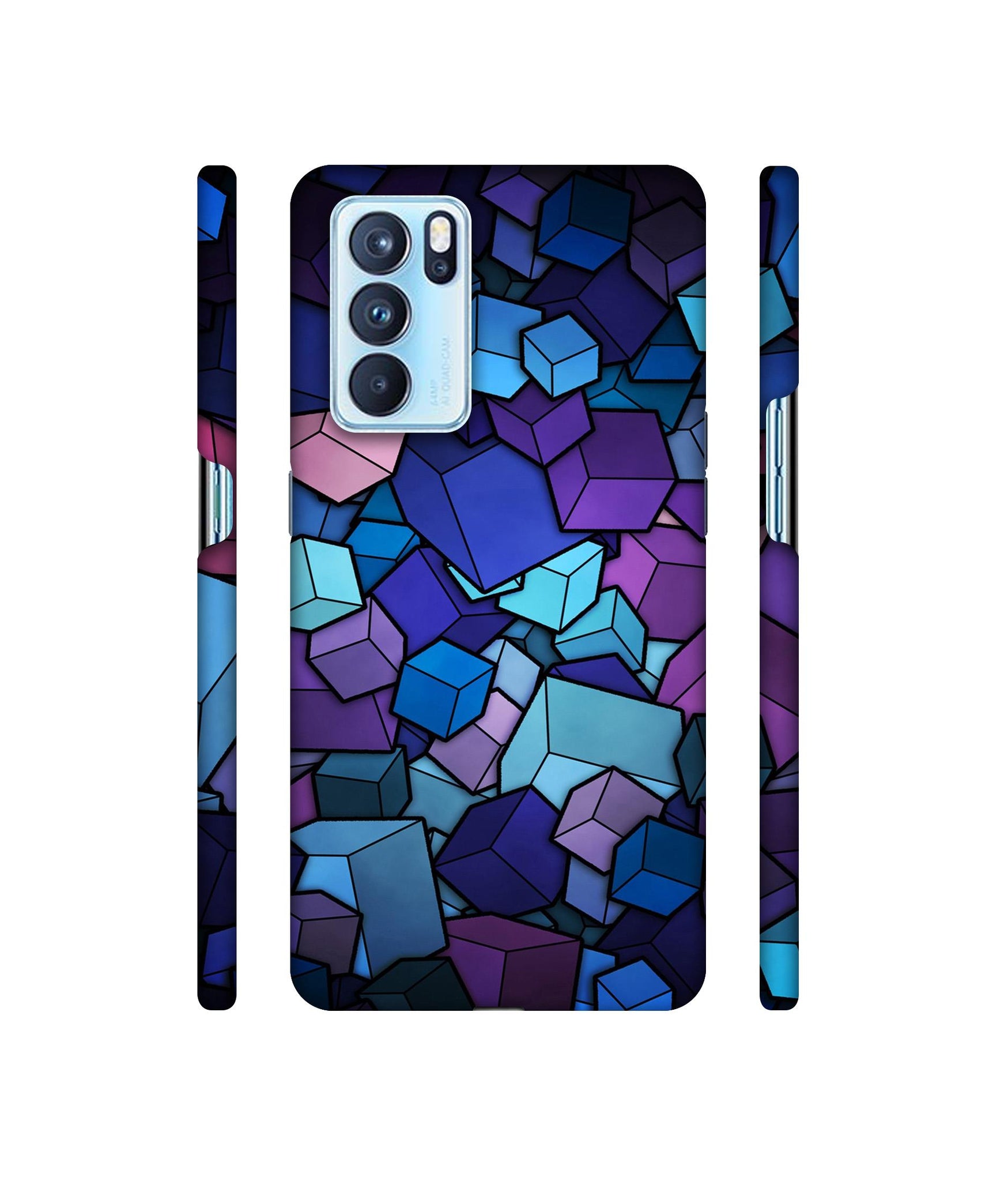Color Box Designer Hard Back Cover for Oppo Reno6 Pro 5G