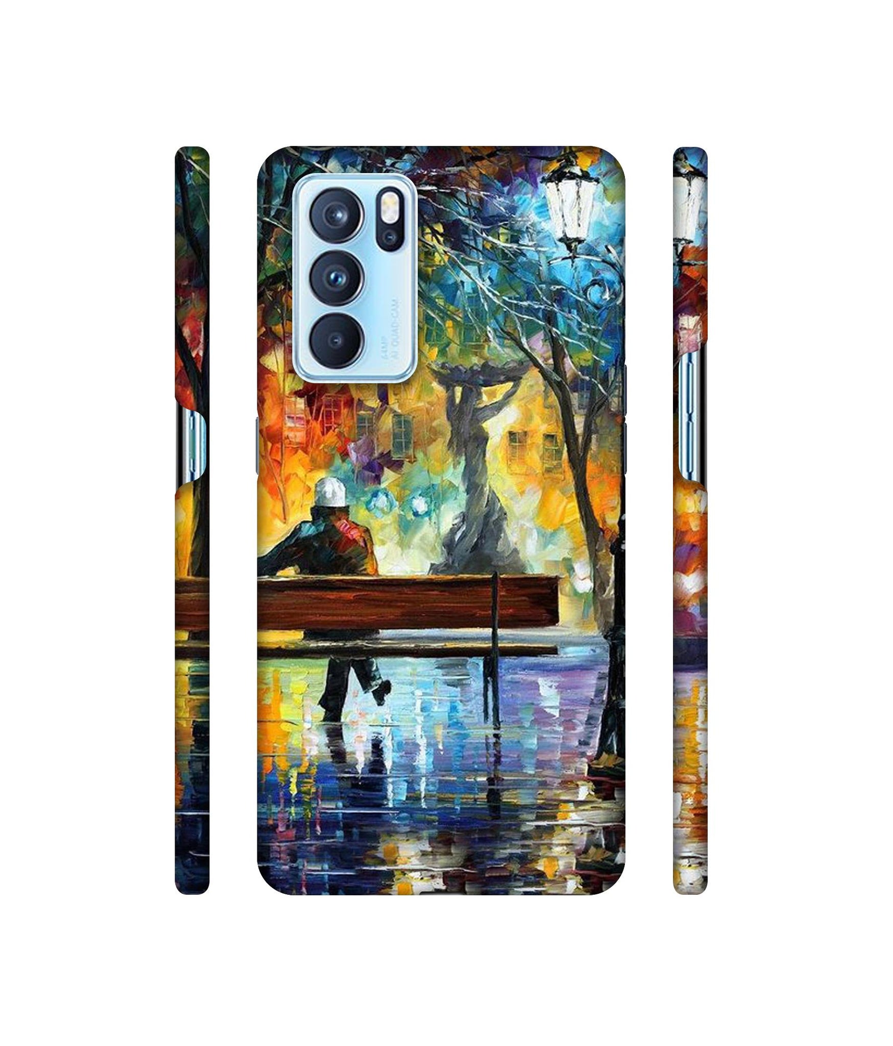 Man Resting Designer Hard Back Cover for Oppo Reno6 Pro 5G
