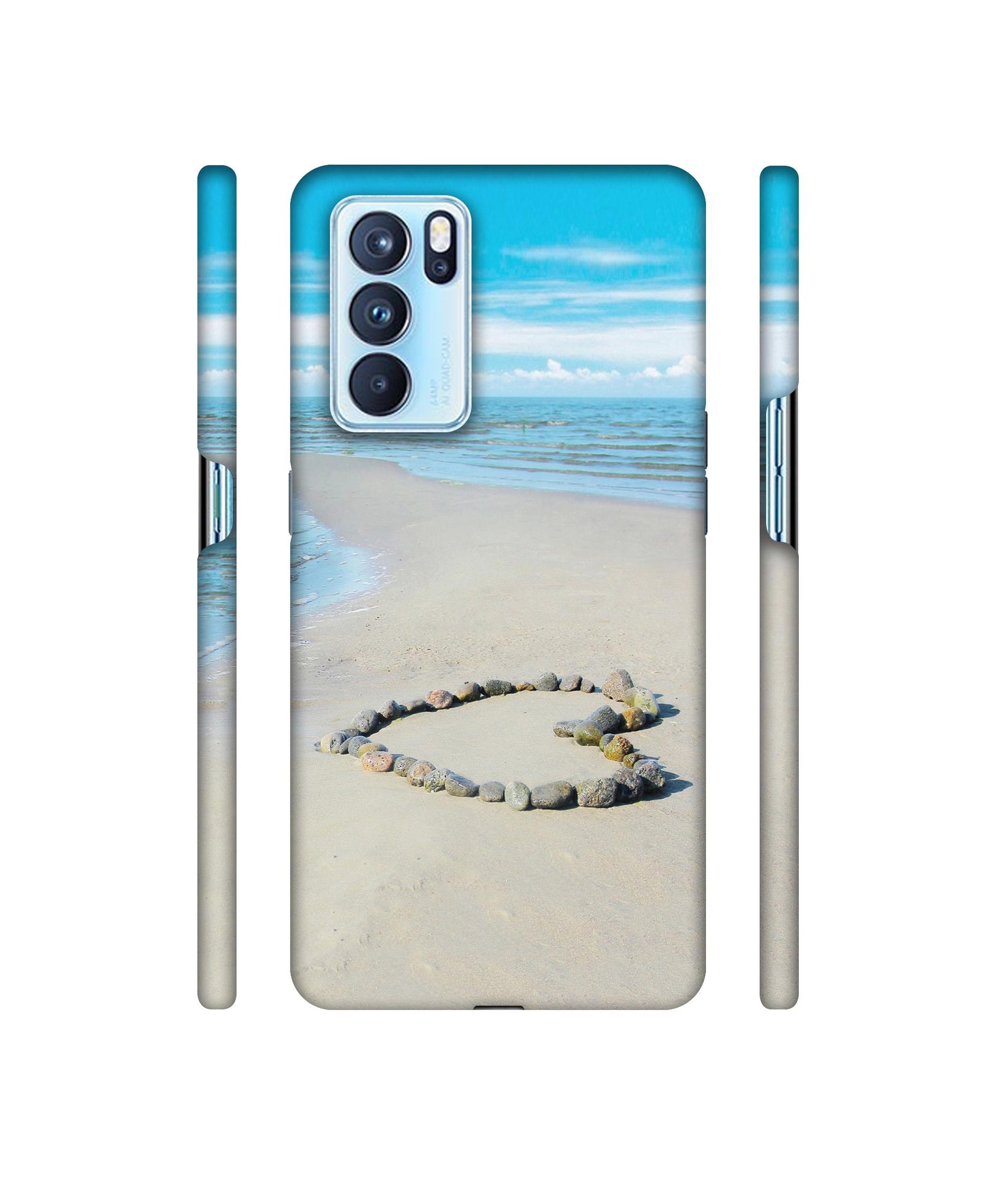 Stone Love Designer Hard Back Cover for Oppo Reno6 Pro 5G