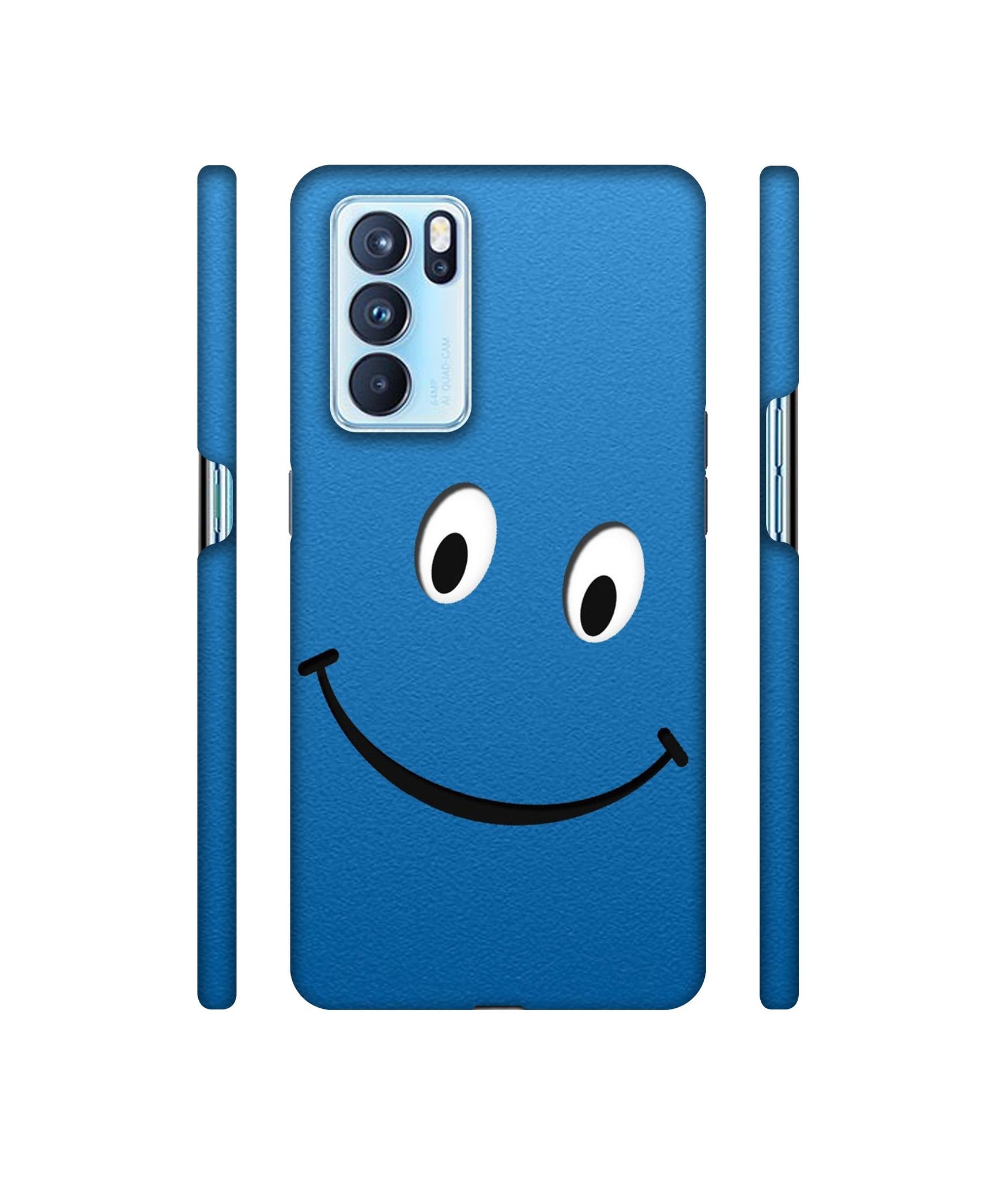 Smile Face1Designer Hard Back Cover for Oppo Reno6 Pro 5G