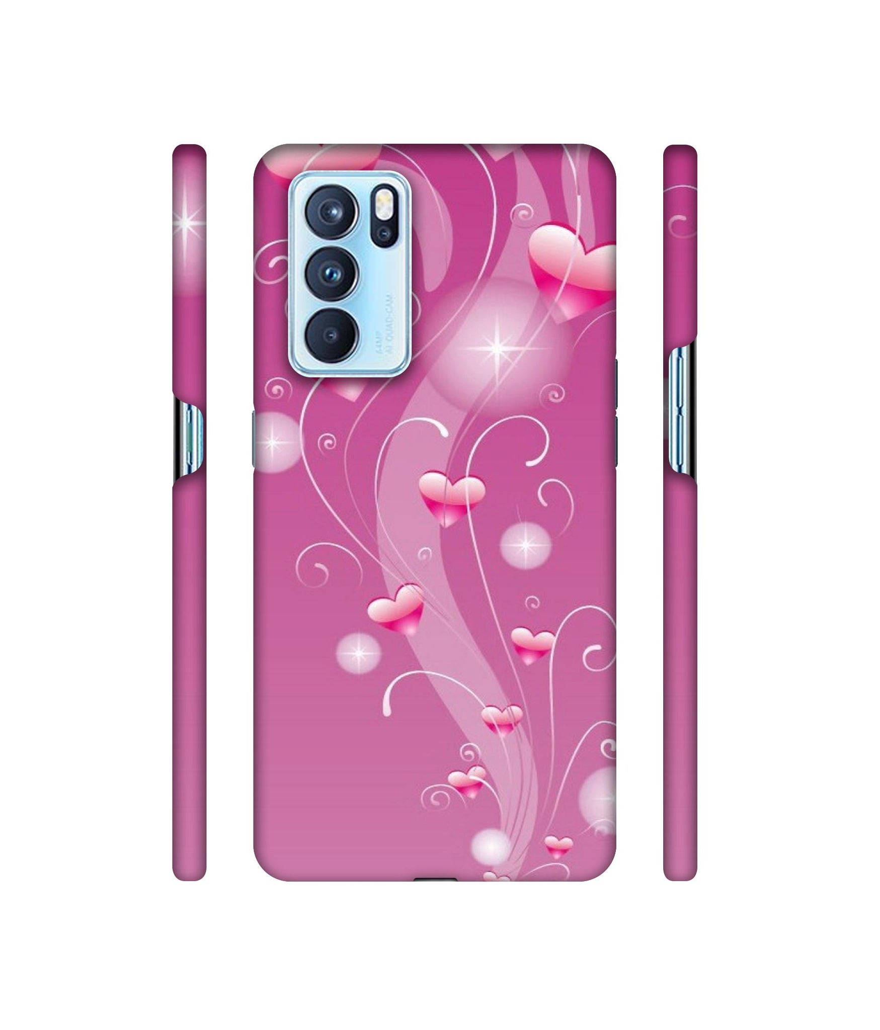 Tea White Designer Hard Back Cover for Oppo Reno6 Pro 5G
